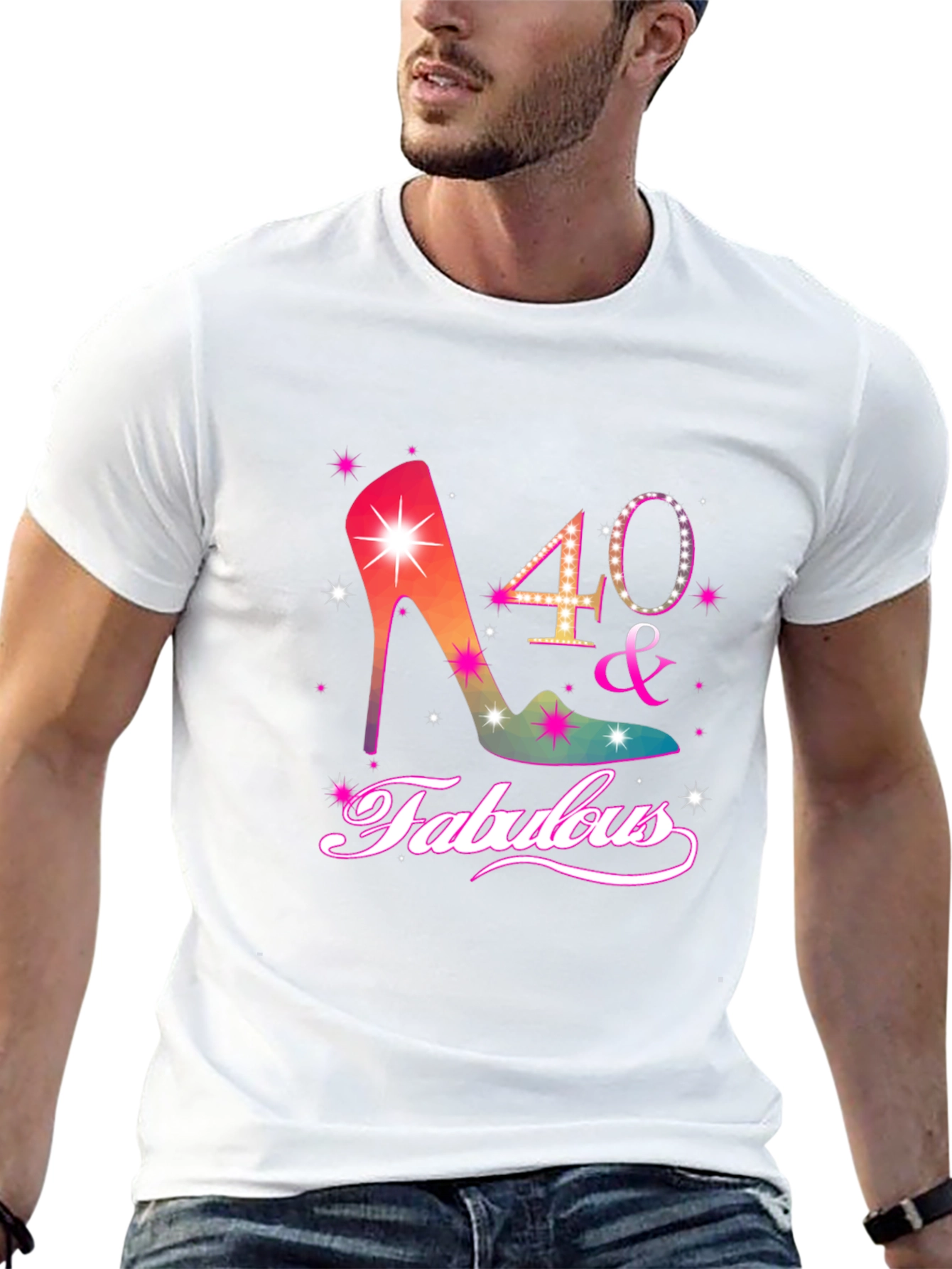 40 & Fabulous Womens Birthday T-Shirt