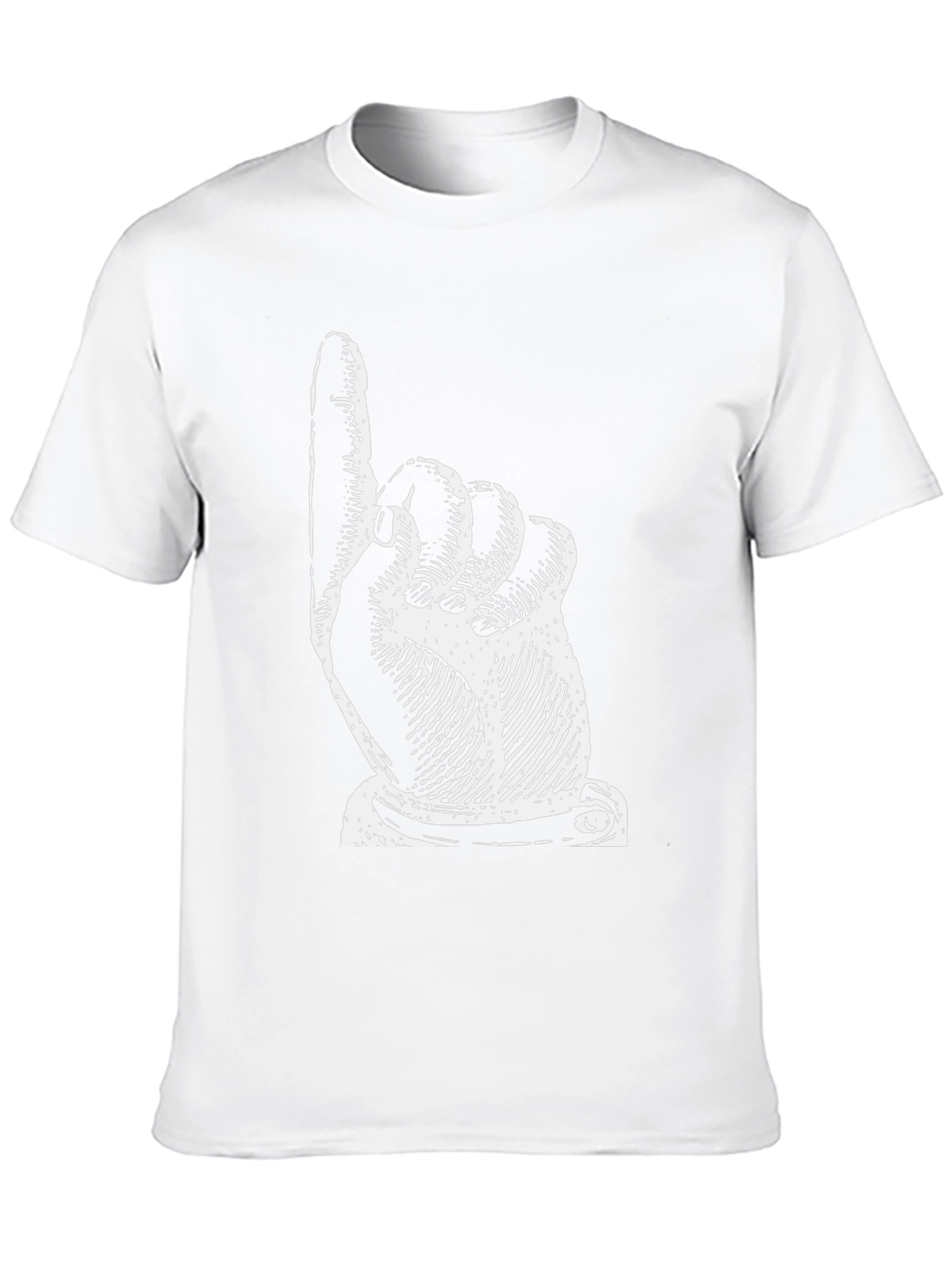 Pointing Finger Graphic T-Shirt
