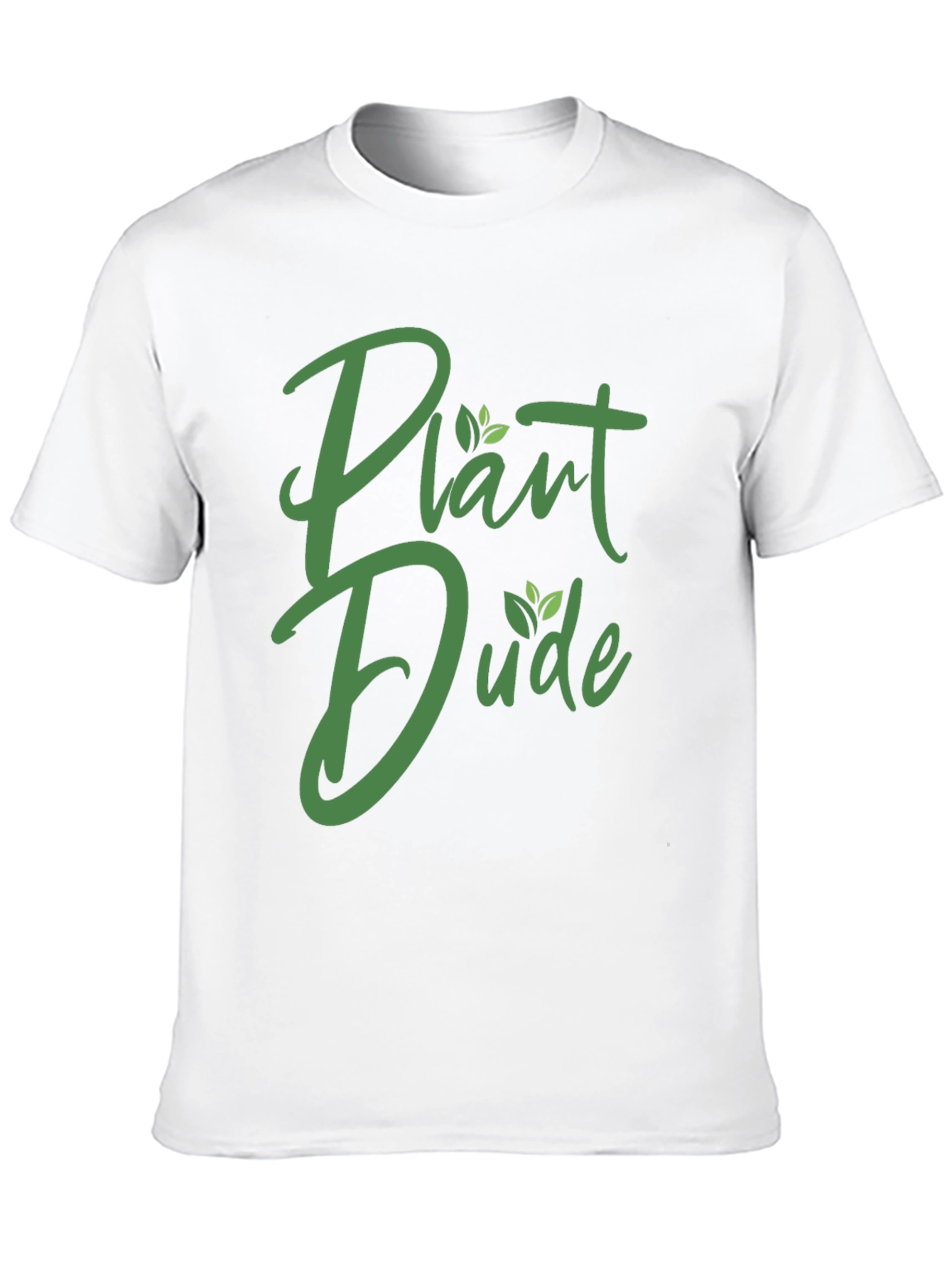 Plant Dude Graphic Tee - Black Cotton T-Shirt