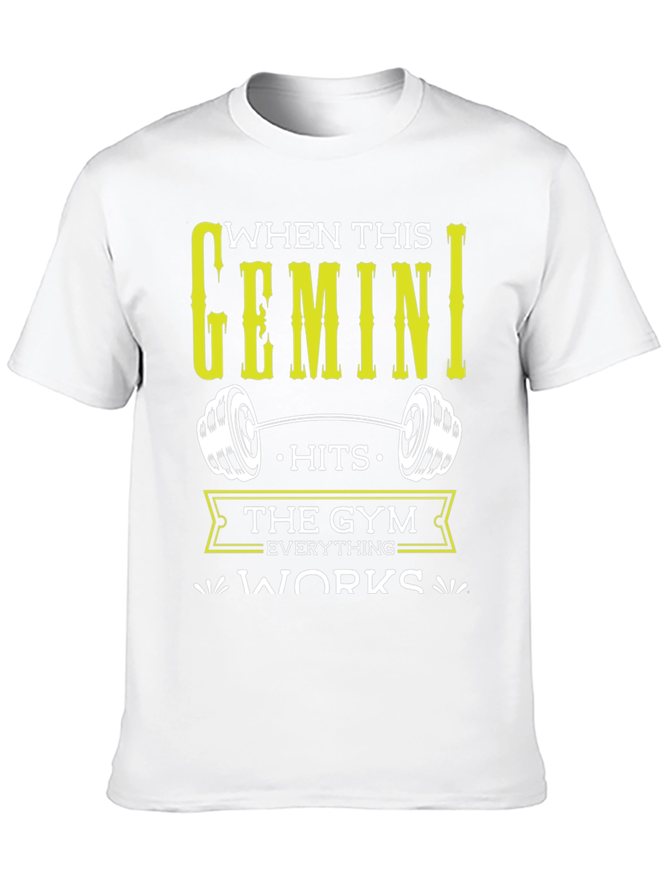 Gemini Gym T-Shirt - Zodiac Workout Tee