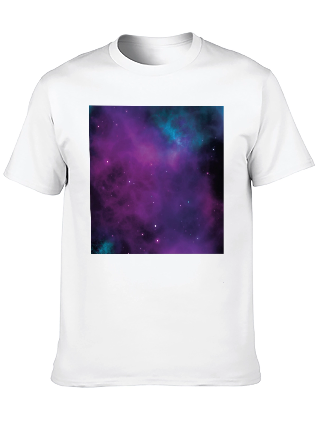 Galaxy Print Black T-Shirt
