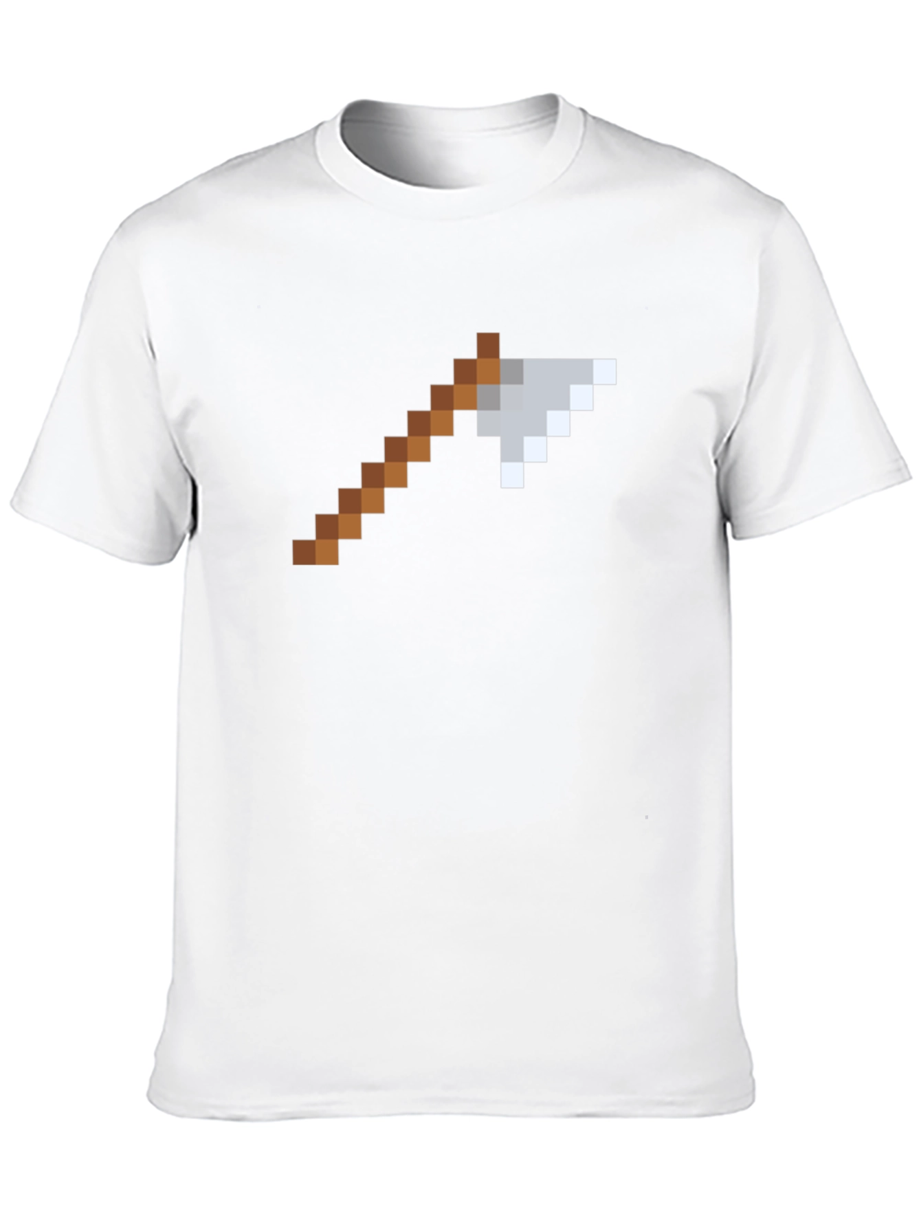 Pixelated Axe Graphic T-Shirt