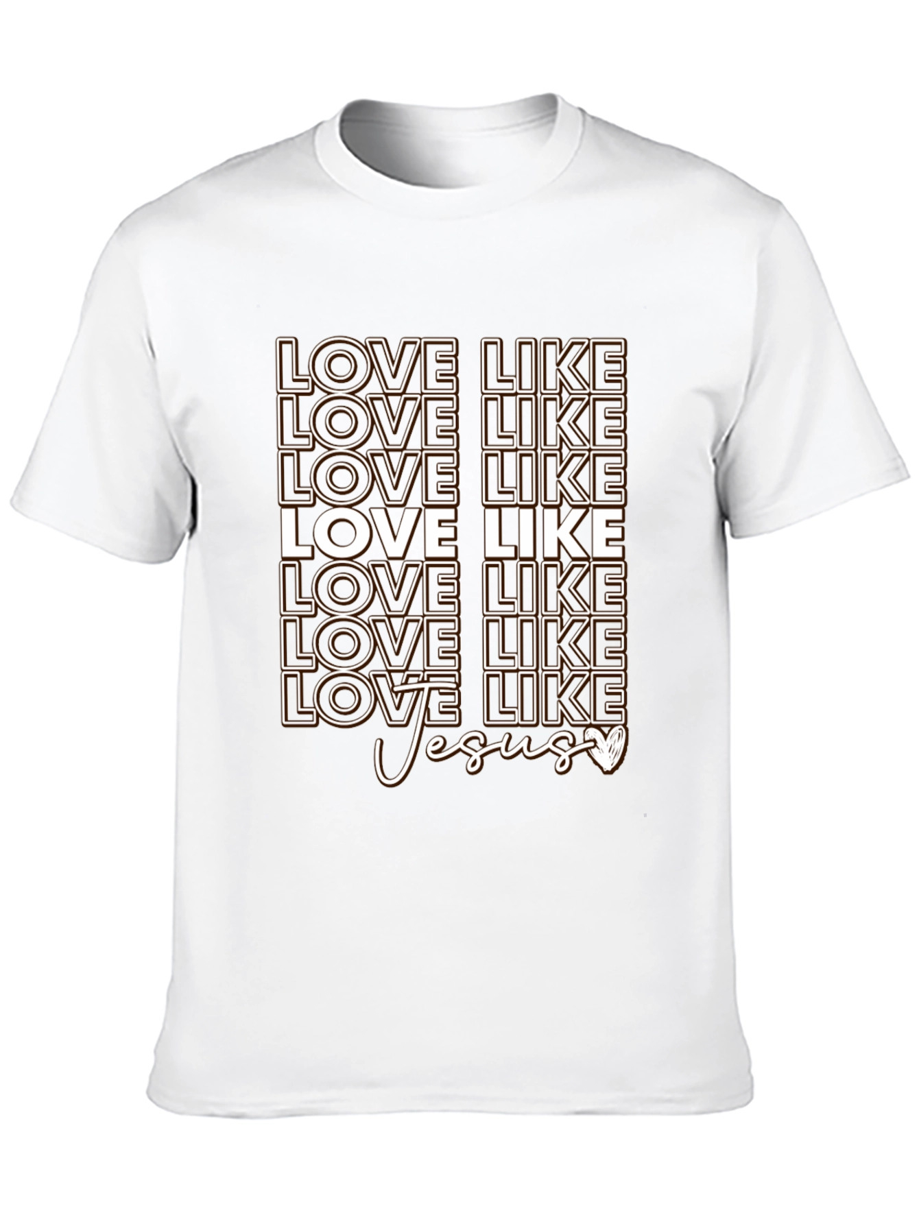 Love Like Jesus Graphic T-Shirt - Christian Apparel
