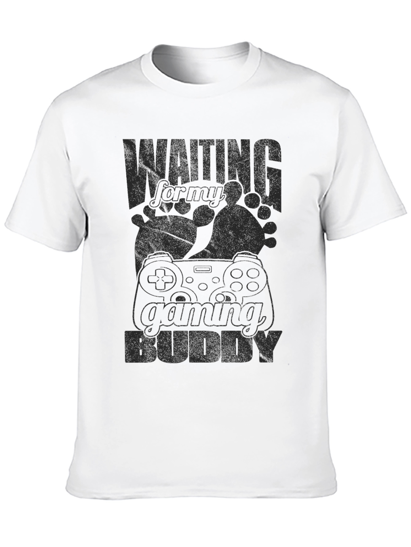 Gaming Buddy T-Shirt - Expectant Gamer Dad Tee