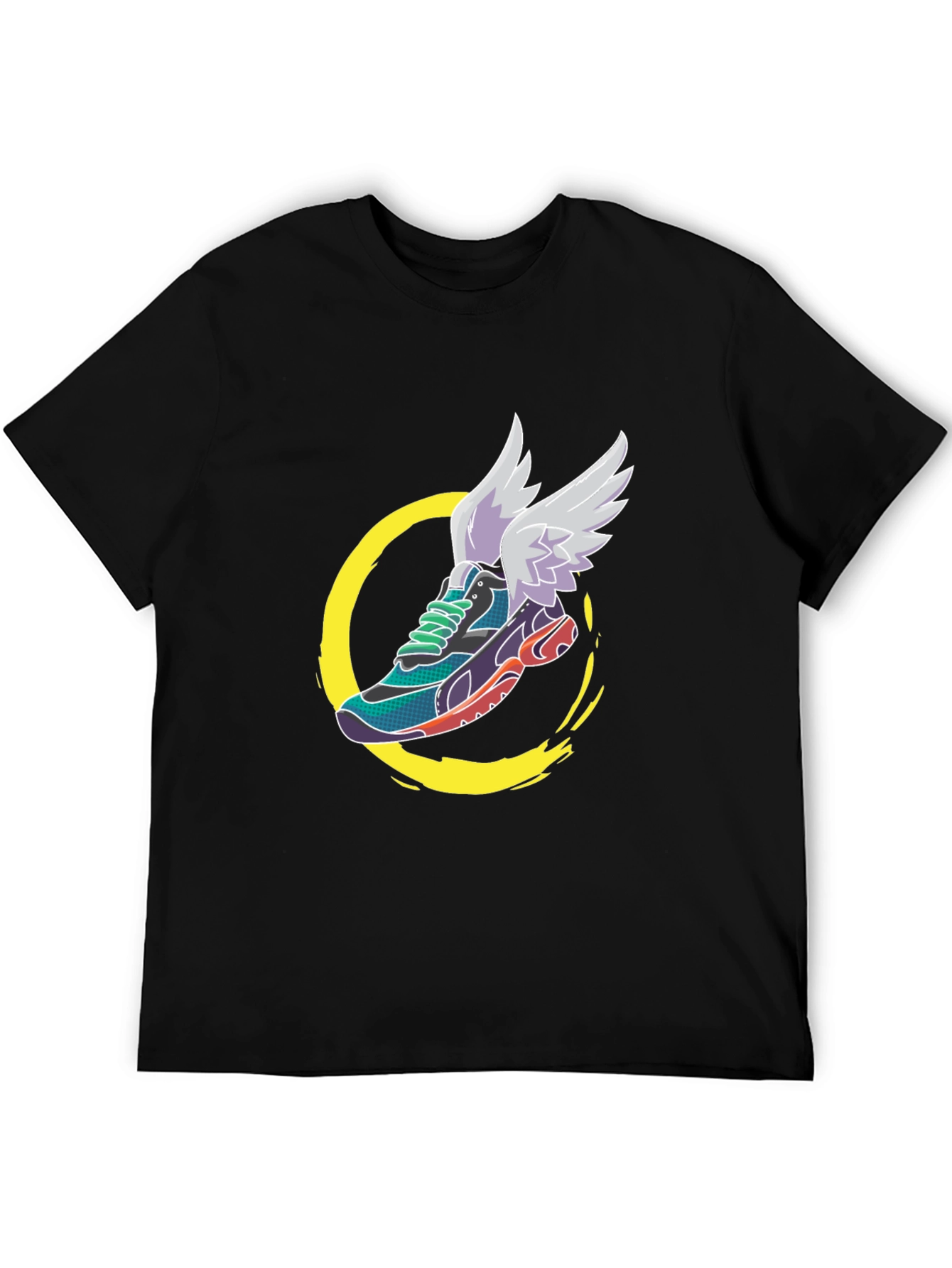 Winged Shoe Graphic T-Shirt