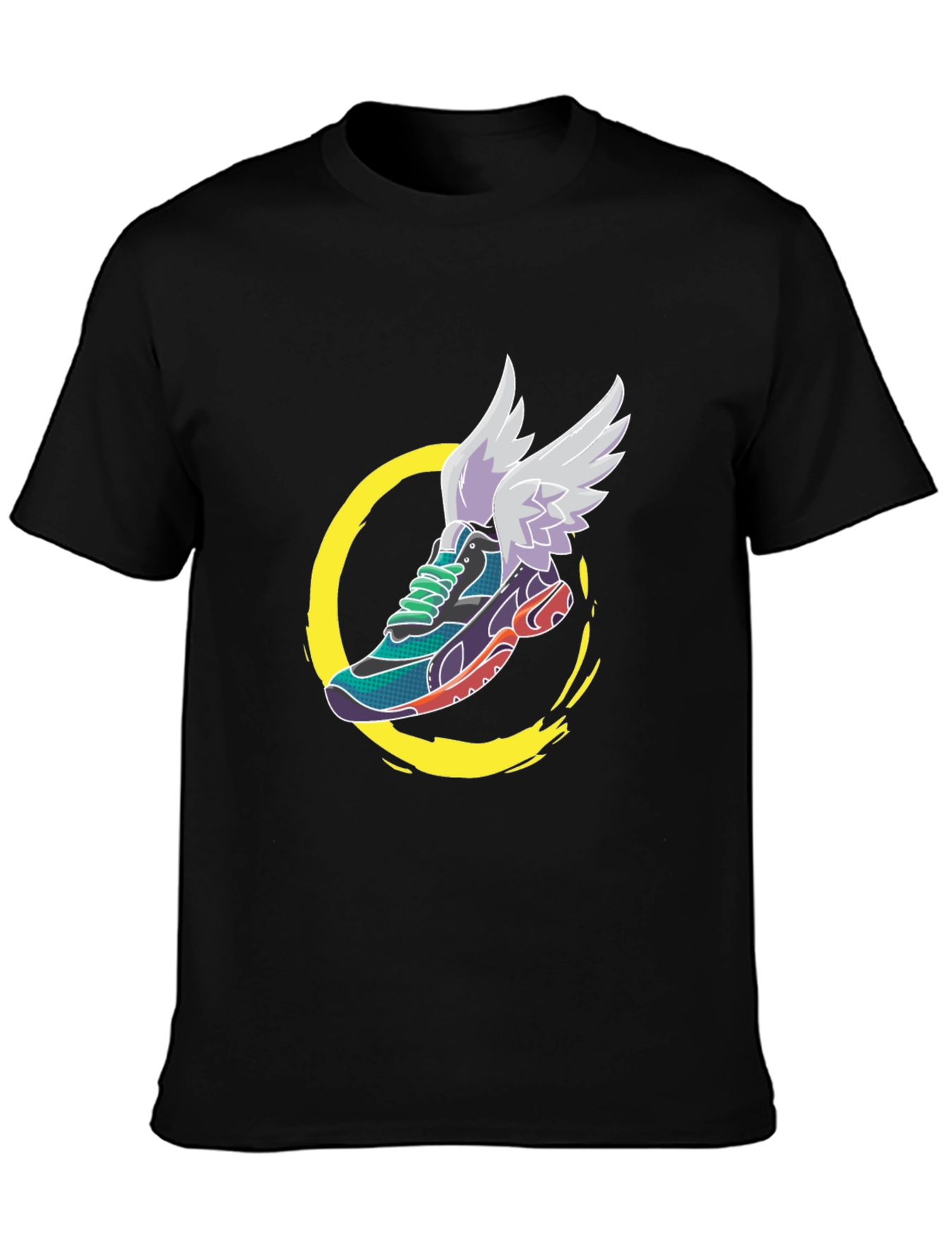 Winged Shoe Graphic T-Shirt