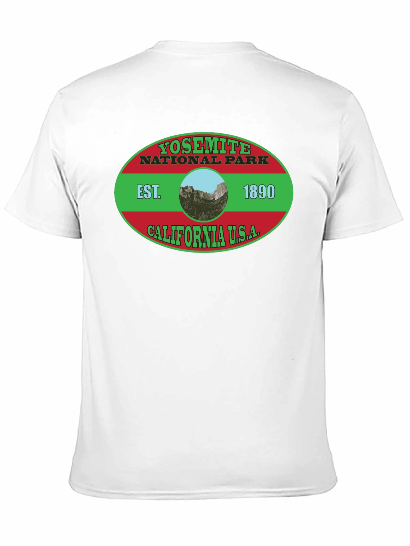 Yosemite National Park Black T-Shirt