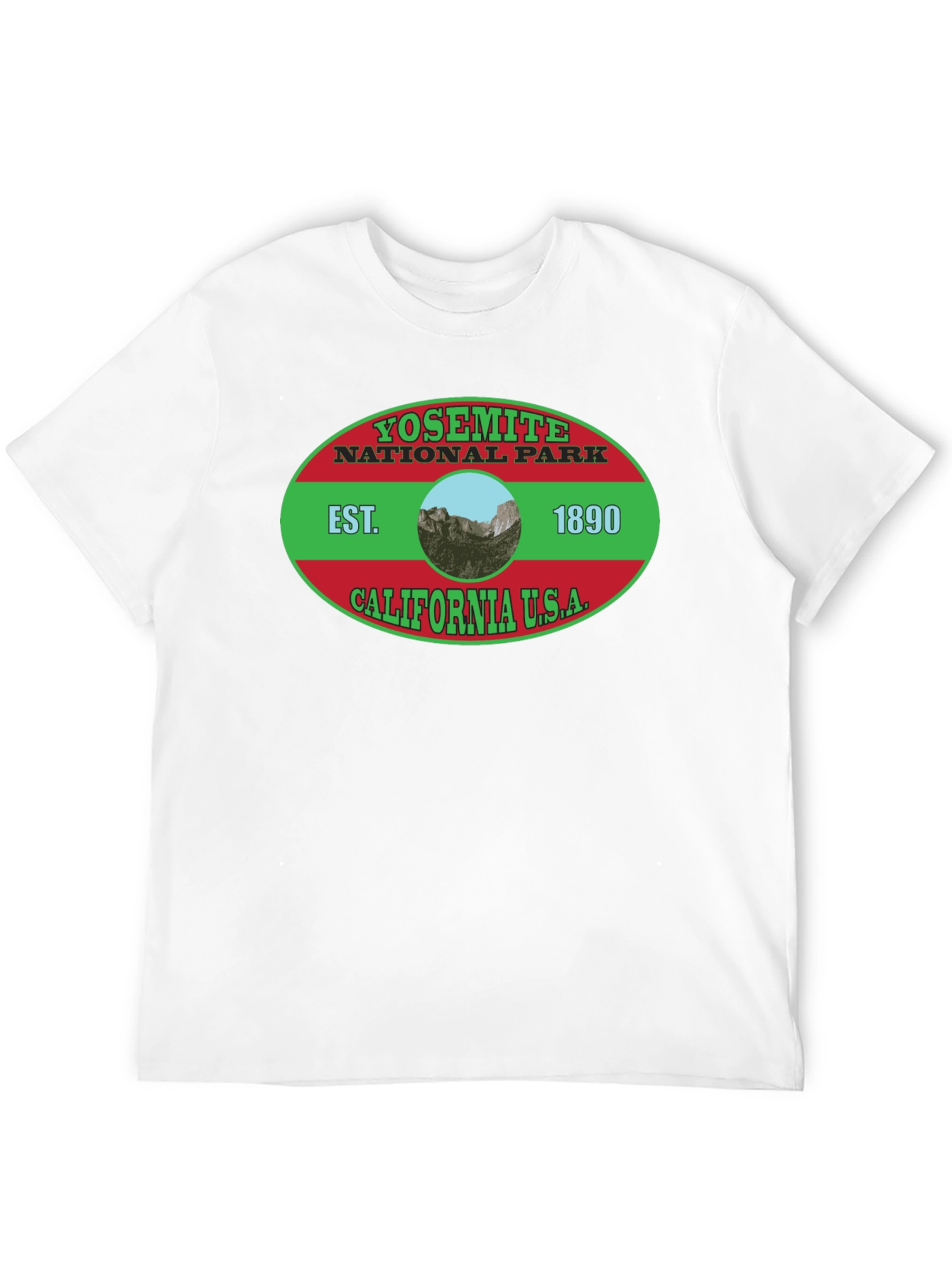 Yosemite National Park Black T-Shirt