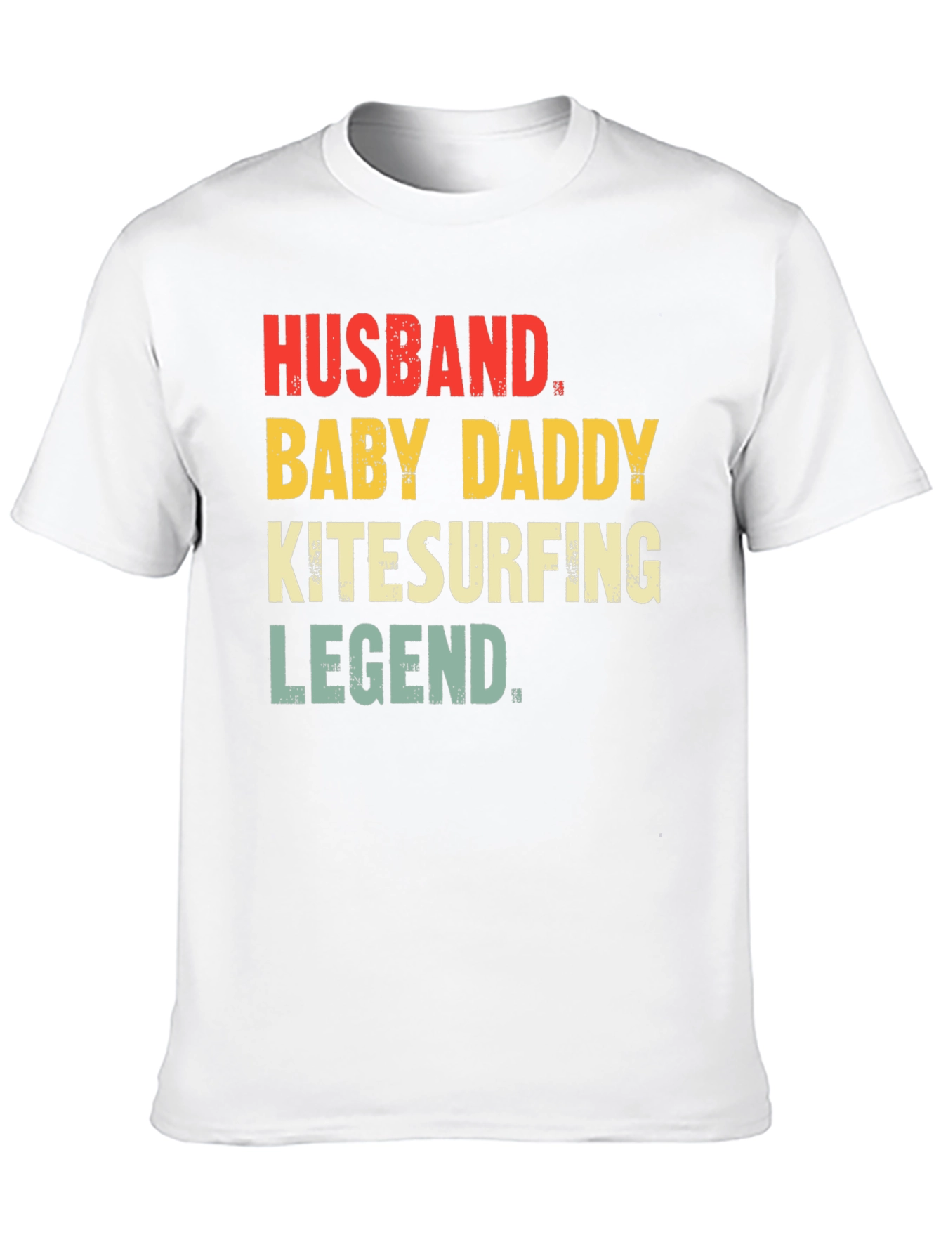Husband Baby Daddy Kitesurfing Legend T-Shirt