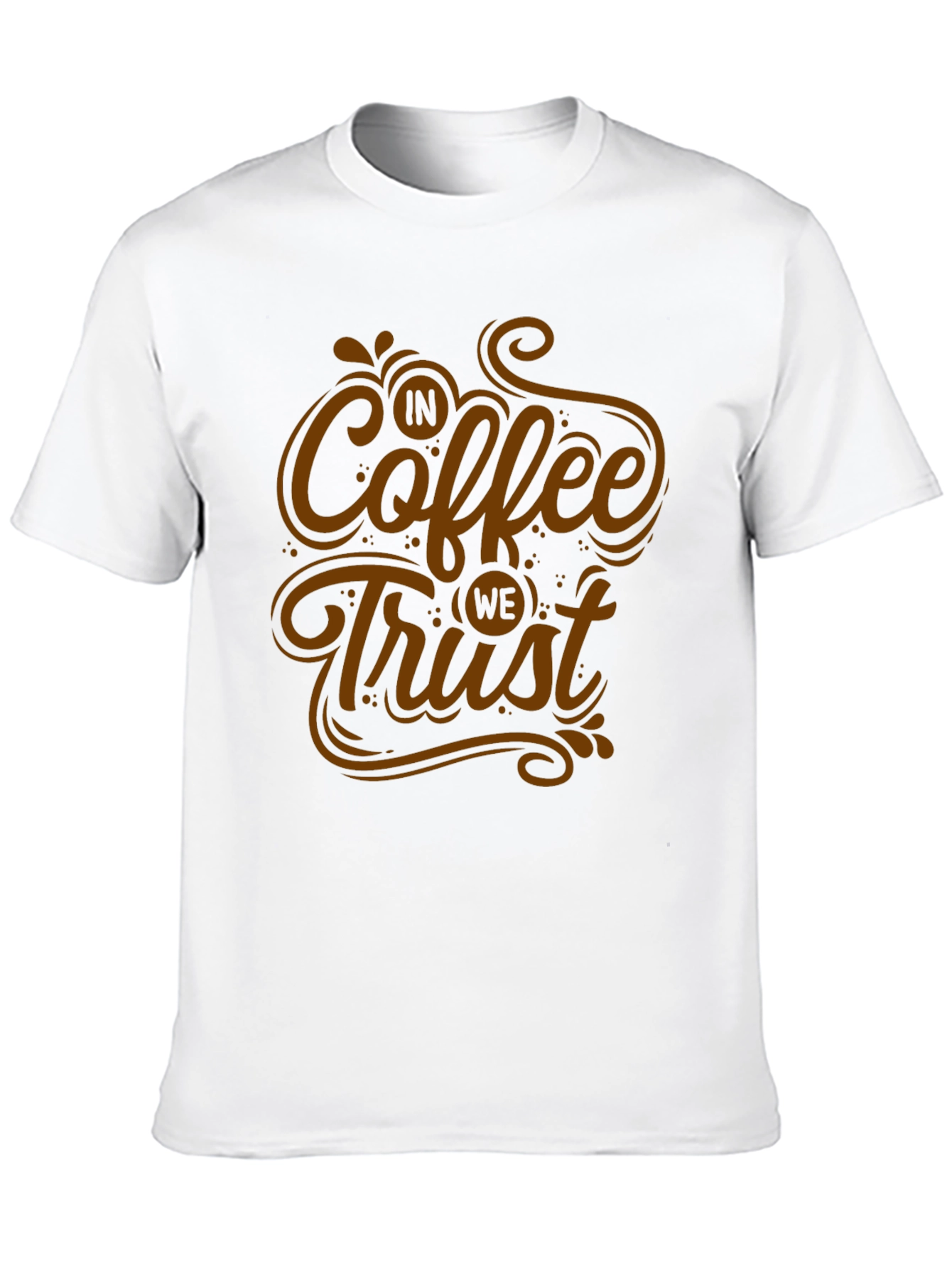 In Coffee We Trust T-Shirt - Graphic Tee