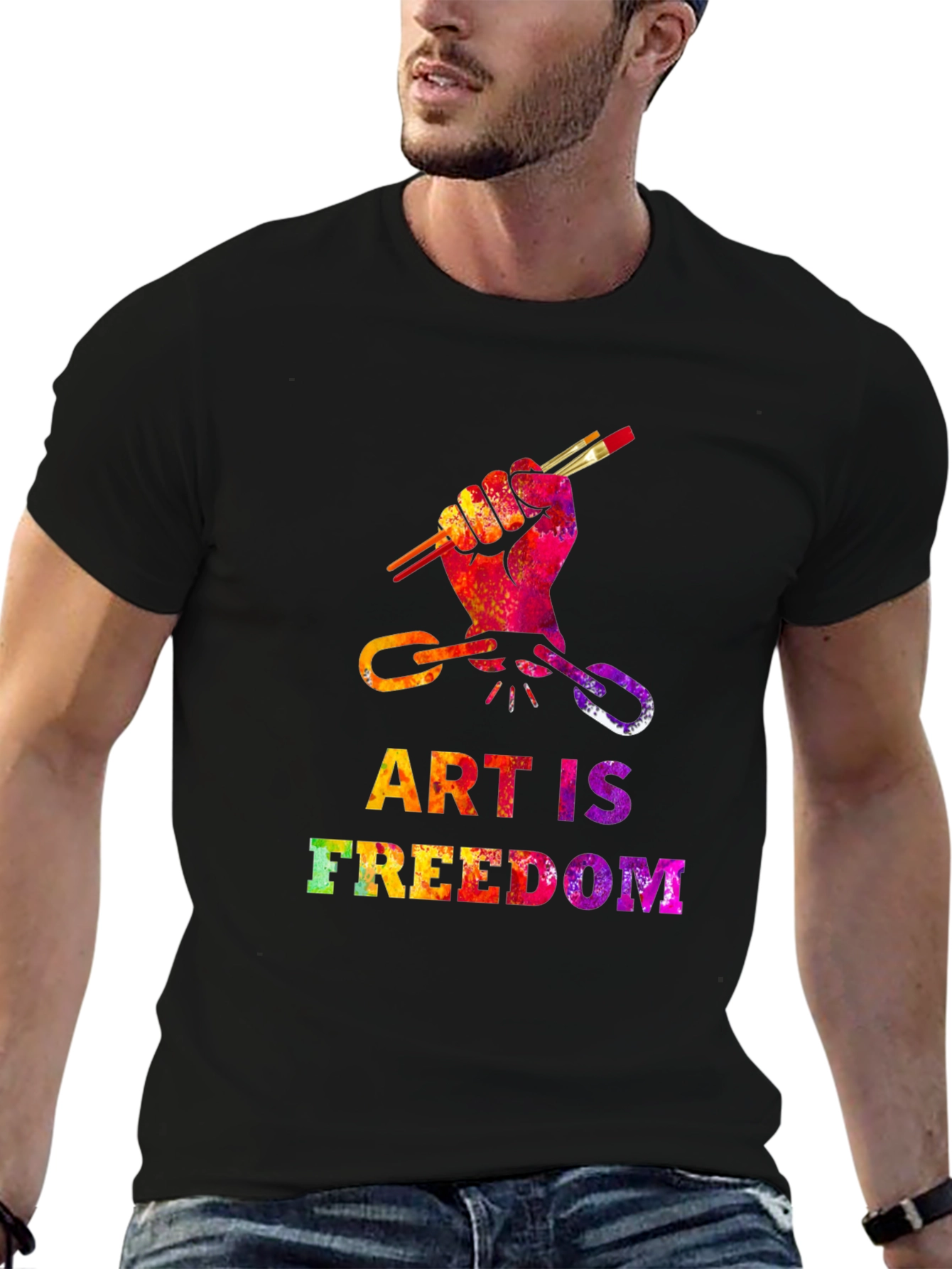 Art Is Freedom Graphic T-Shirt