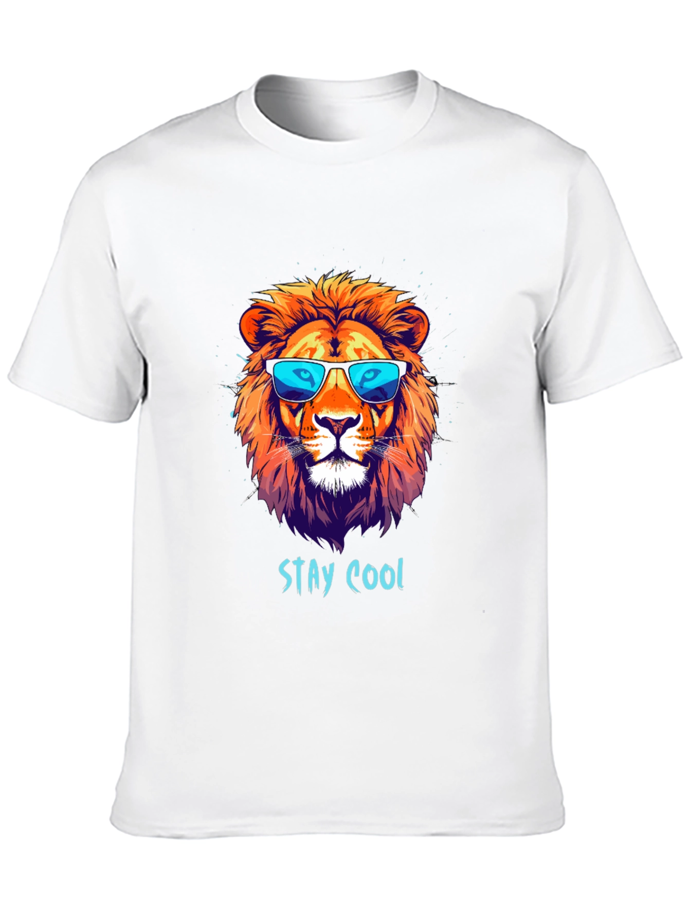 Cool Lion Graphic T-Shirt - Stay Cool