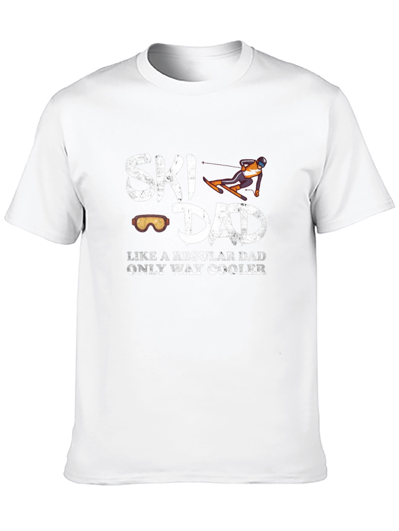 Ski Dad T-Shirt: Cool Skiing Dad Graphic Tee