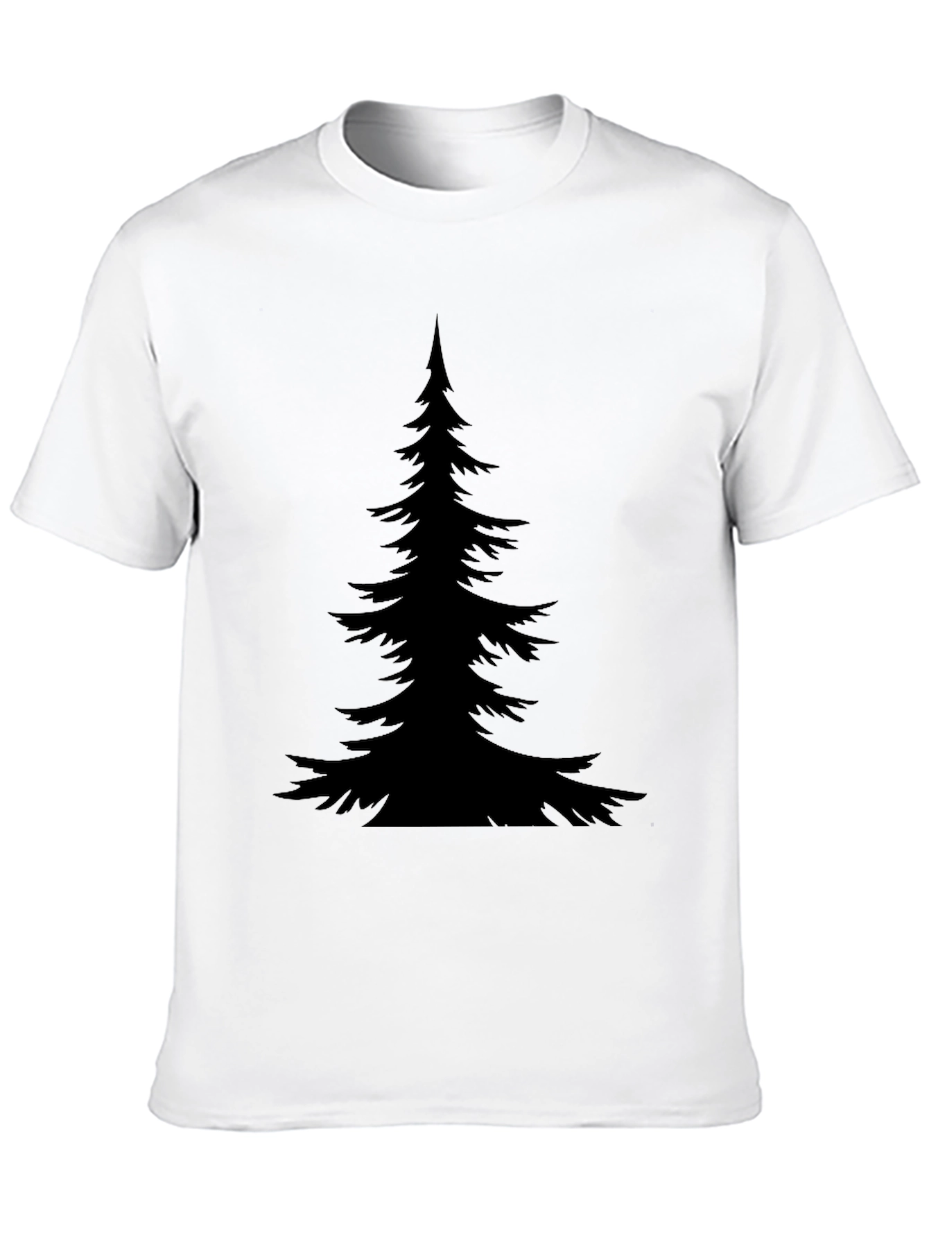 Black Tree Graphic Tee - Mens Casual Shirt
