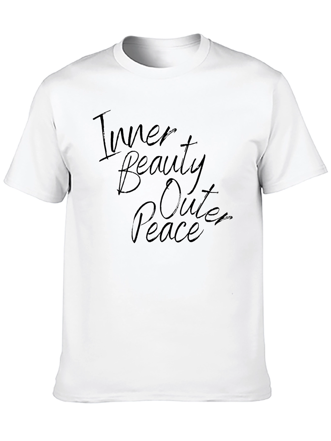 Inner Beauty Outer Peace Black Graphic Tee