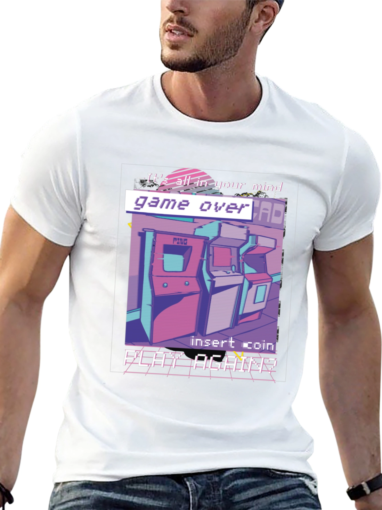 Retro Arcade Game Over T-Shirt