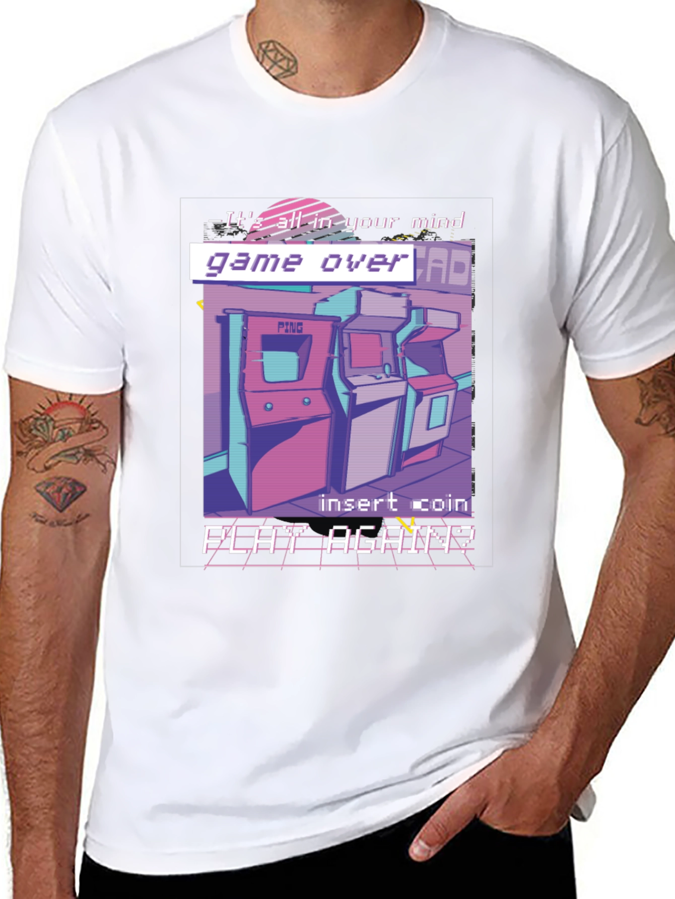 Retro Arcade Game Over T-Shirt