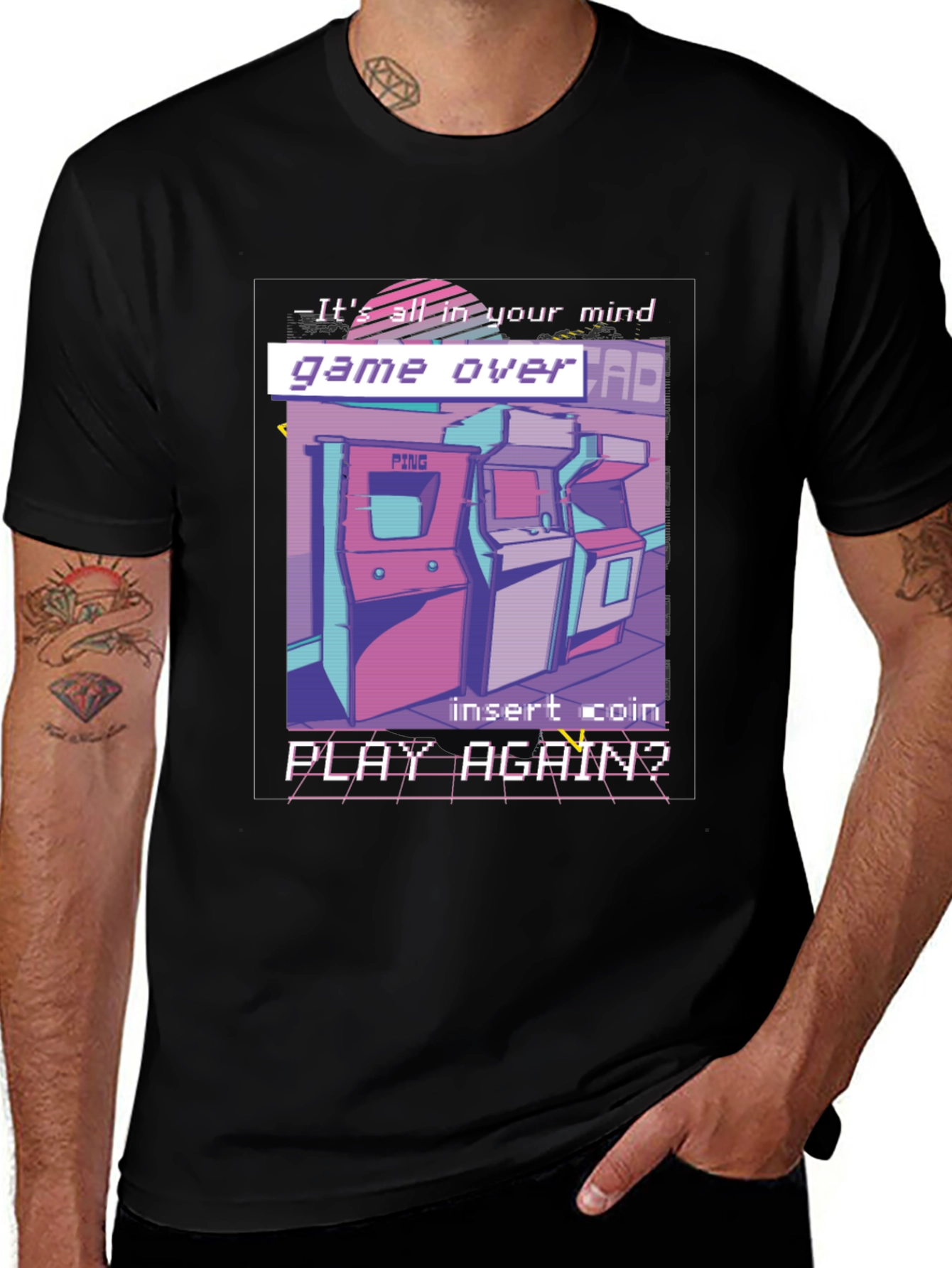 Retro Arcade Game Over T-Shirt