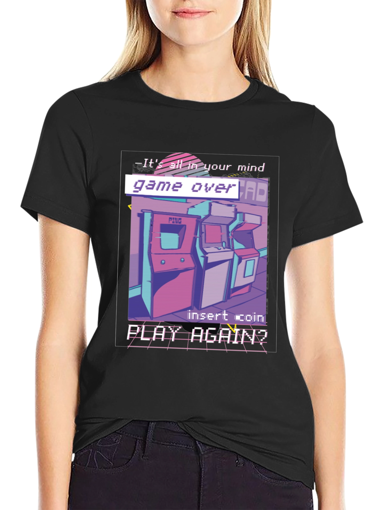 Retro Arcade Game Over T-Shirt