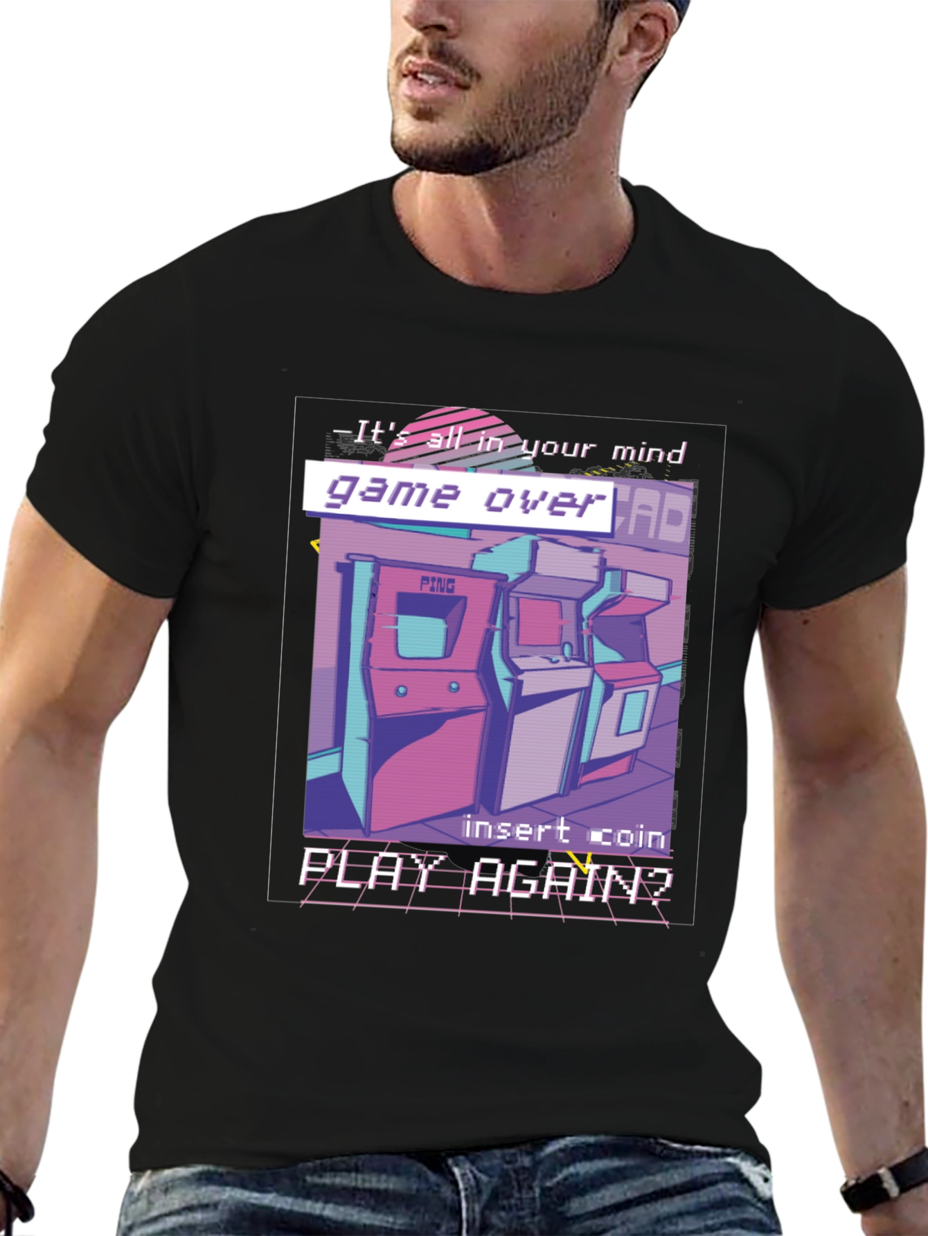 Retro Arcade Game Over T-Shirt