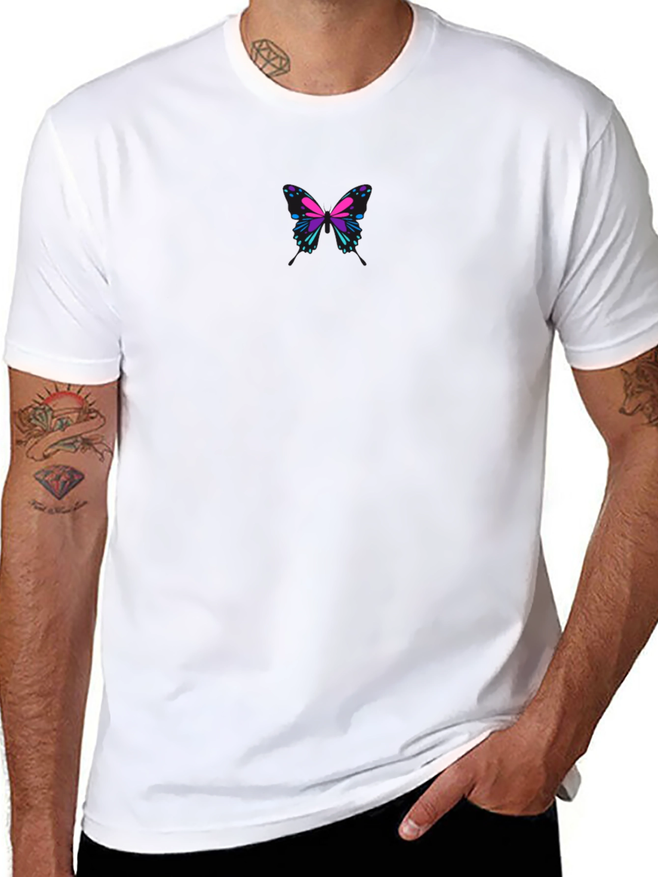 Black Butterfly Graphic Tee