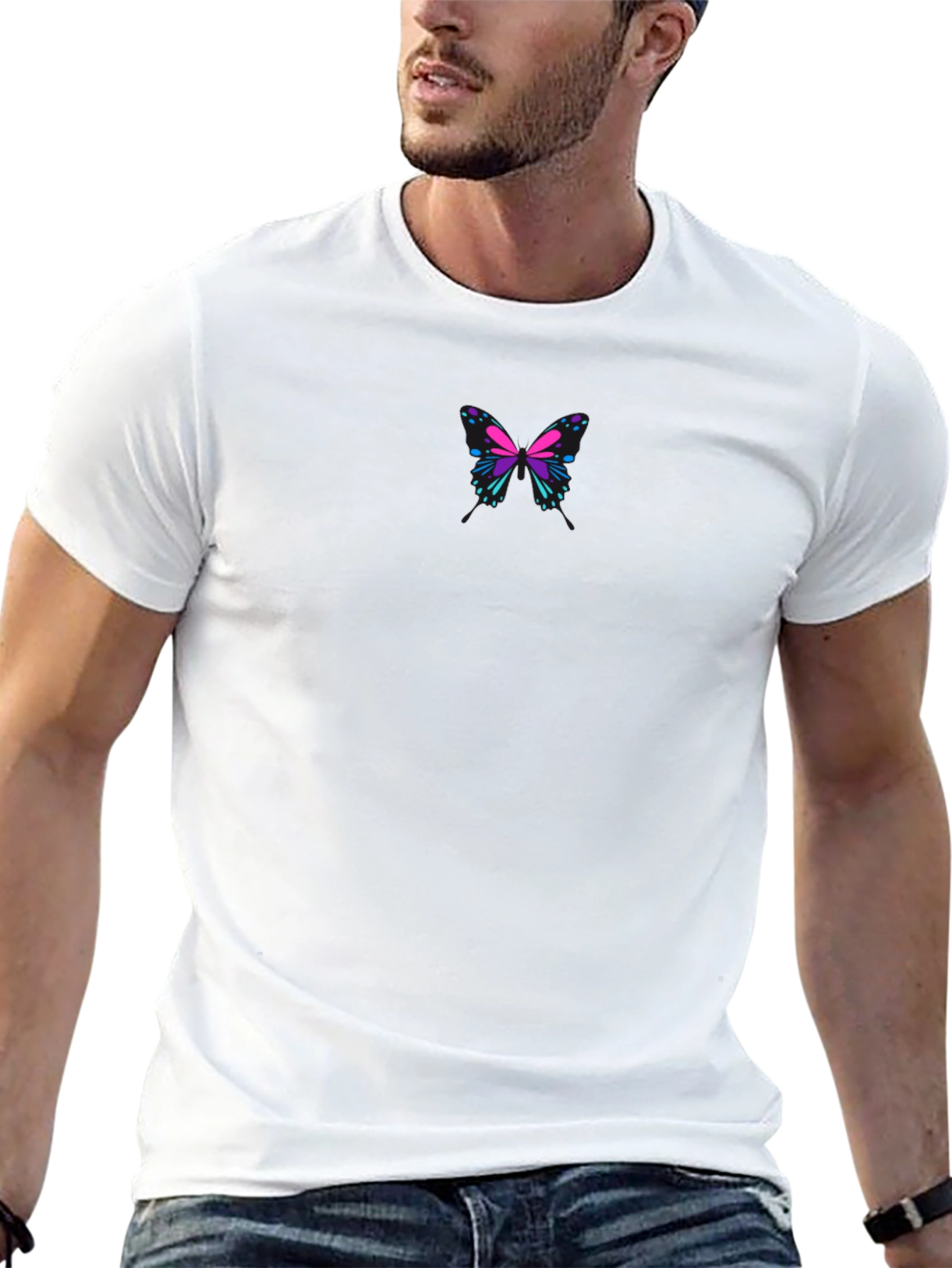 Black Butterfly Graphic Tee