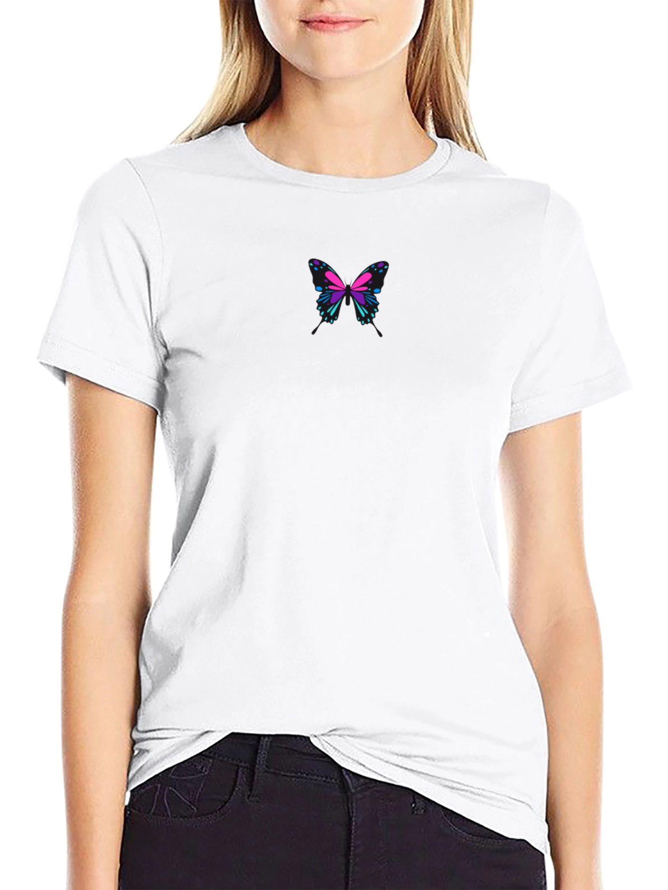 Black Butterfly Graphic Tee