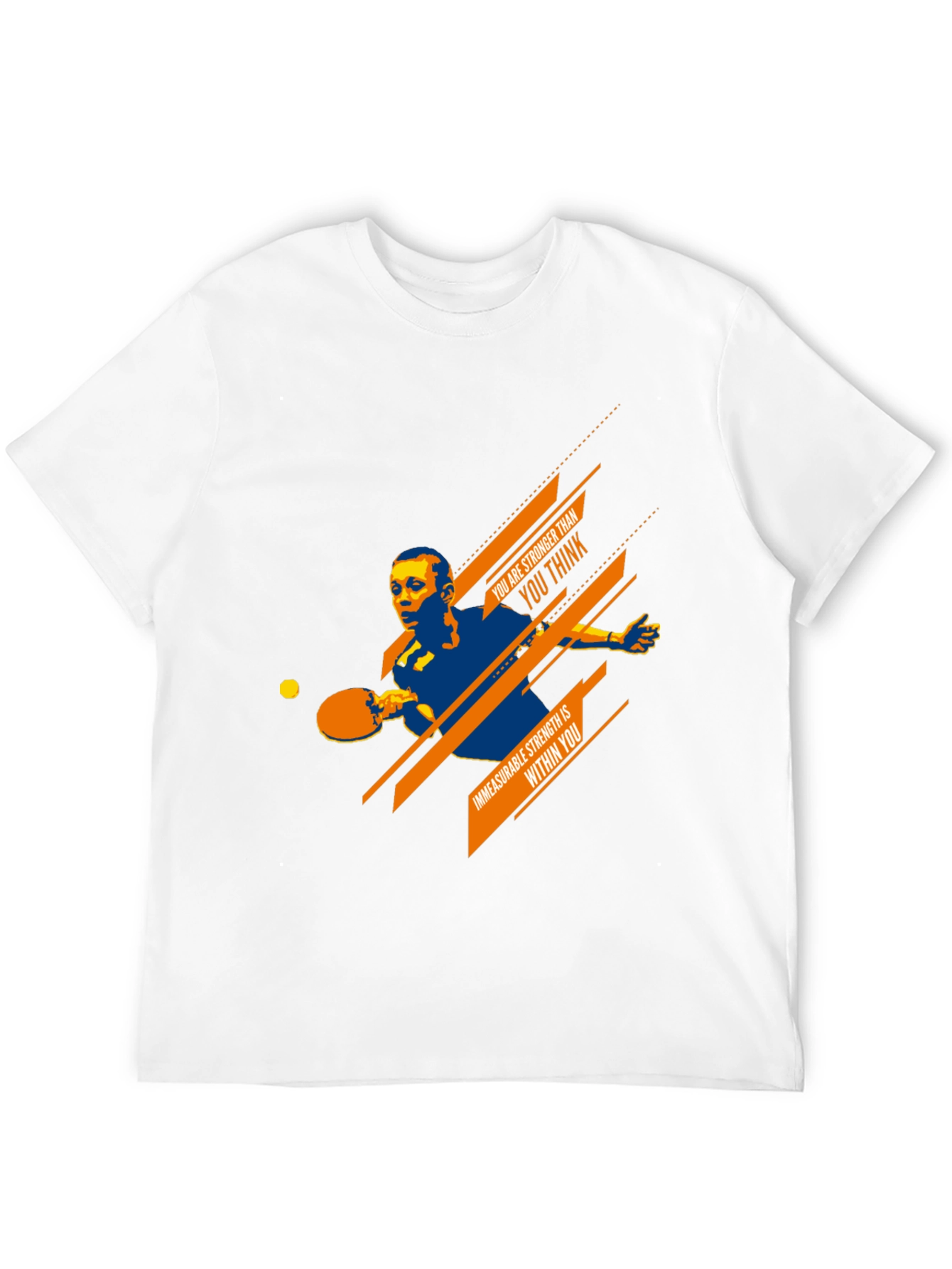 Motivational Table Tennis T-Shirt for Athletes