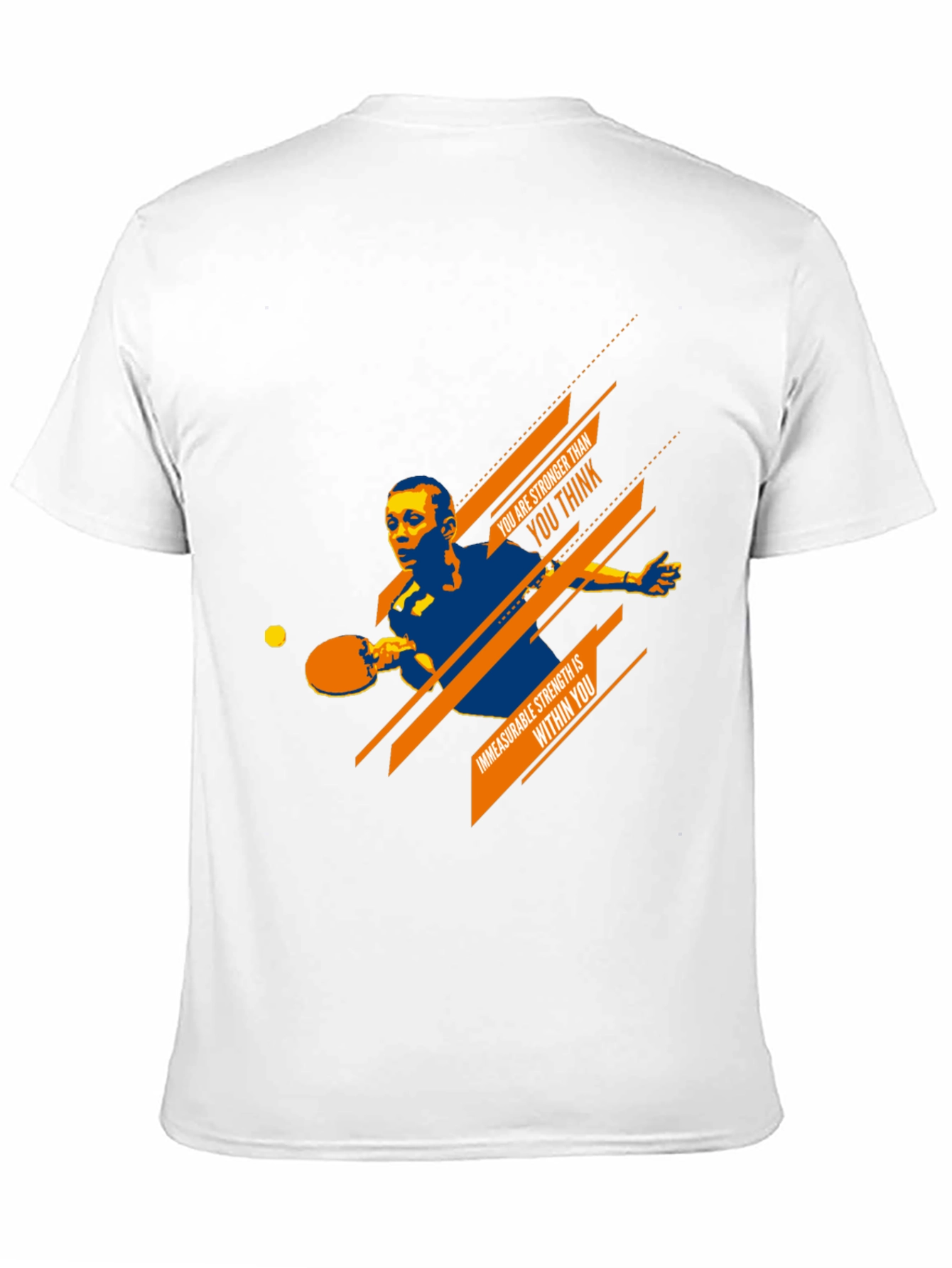 Motivational Table Tennis T-Shirt for Athletes