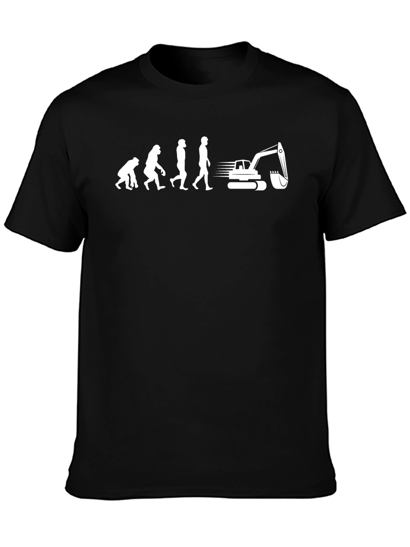 Evolution of Man Heavy Equipment T-Shirt