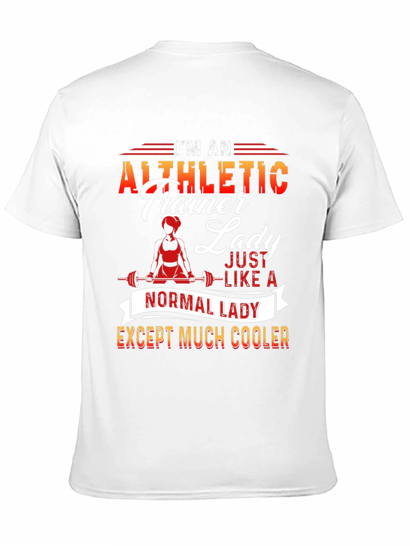 Athletic Trainer Lady T-Shirt - Cool and Unique Design