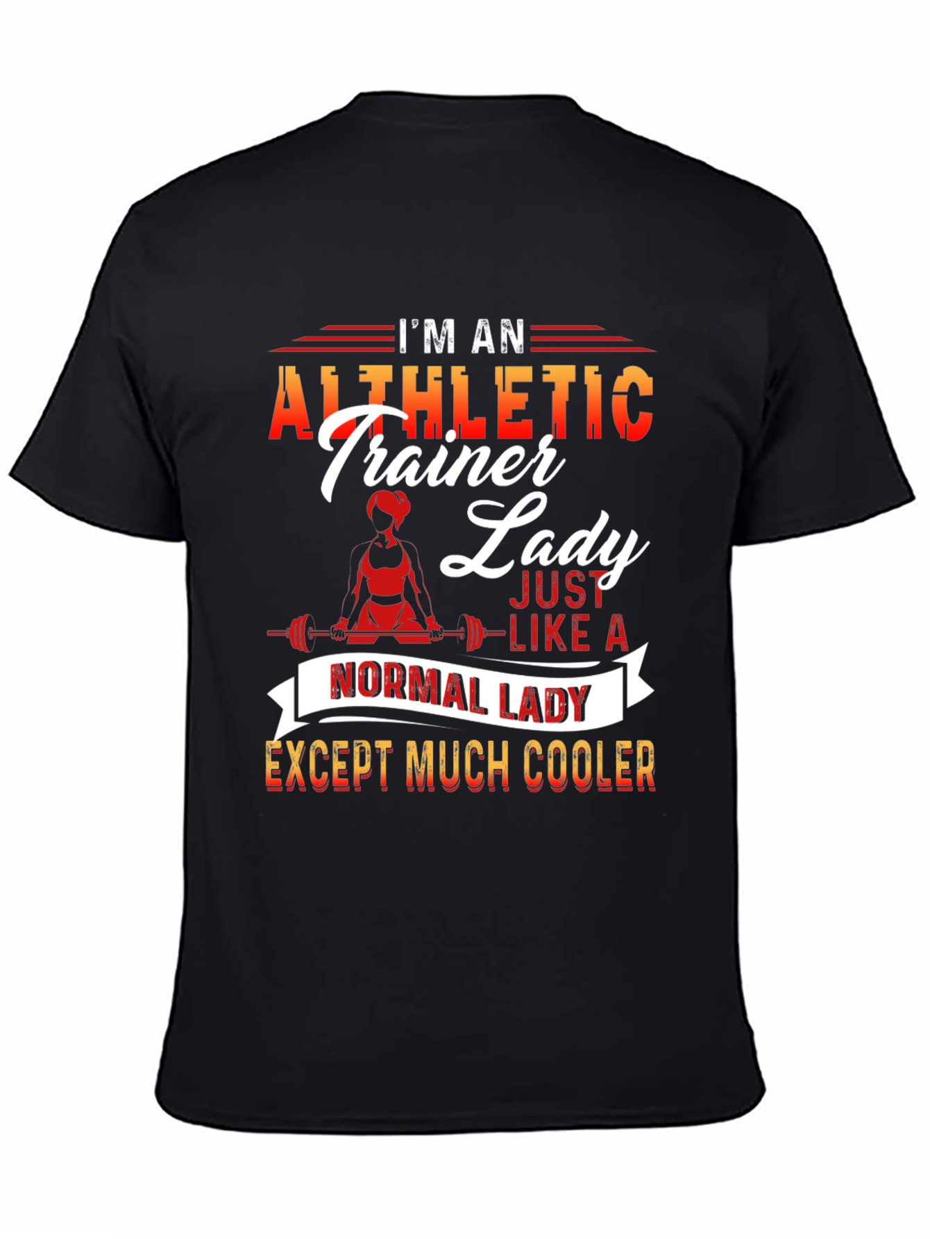 Athletic Trainer Lady T-Shirt - Cool and Unique Design