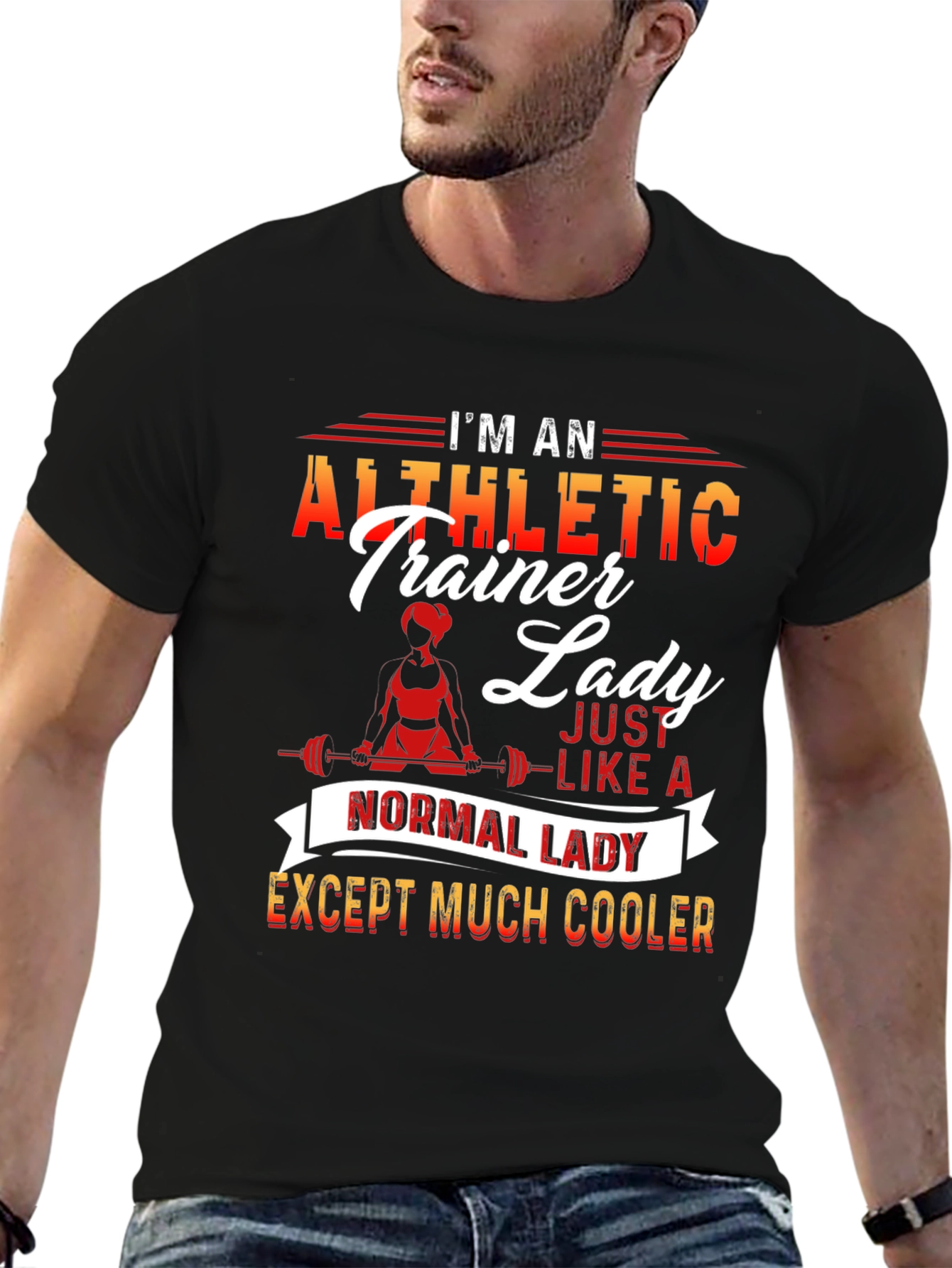 Athletic Trainer Lady T-Shirt - Cool and Unique Design