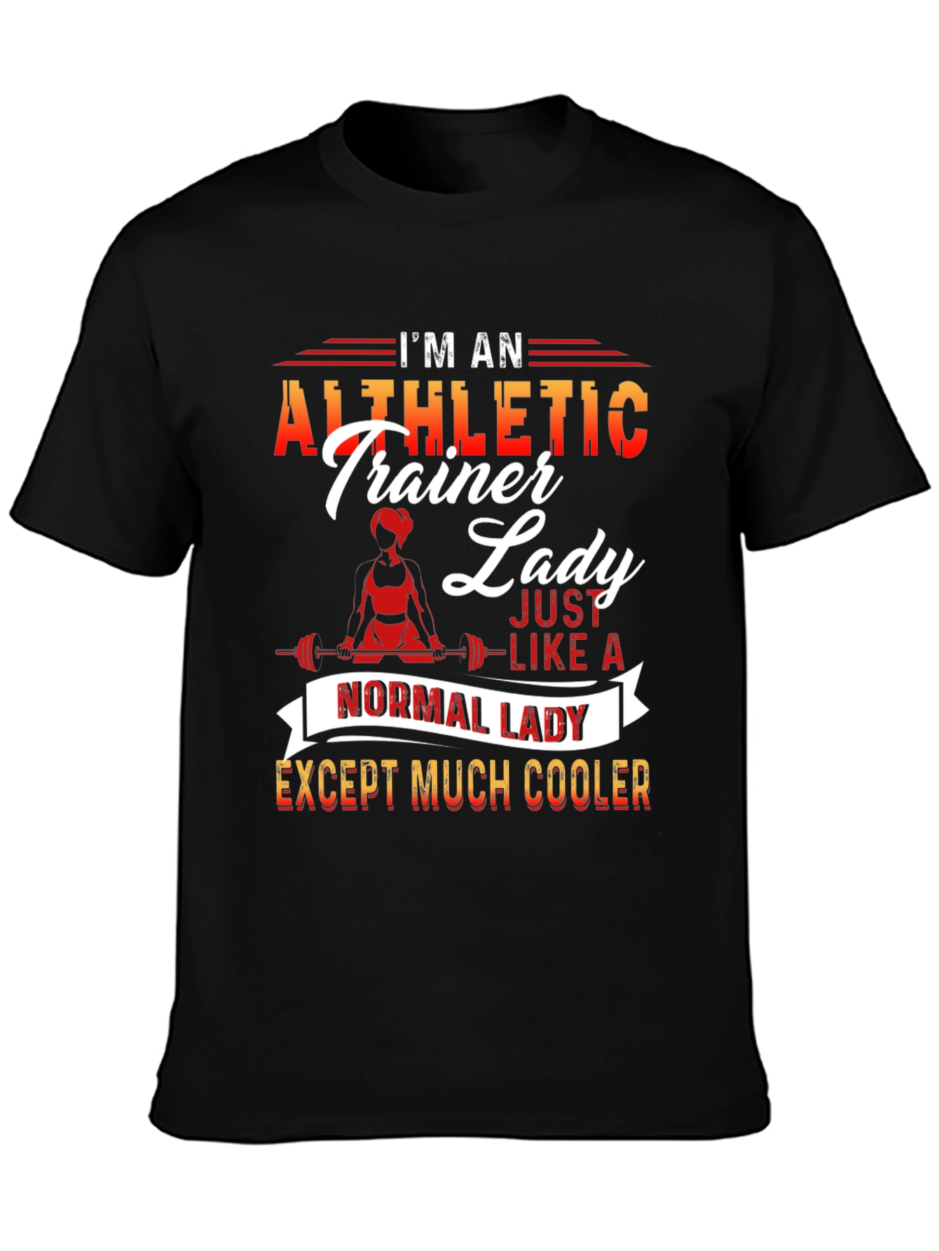 Athletic Trainer Lady T-Shirt - Cool and Unique Design