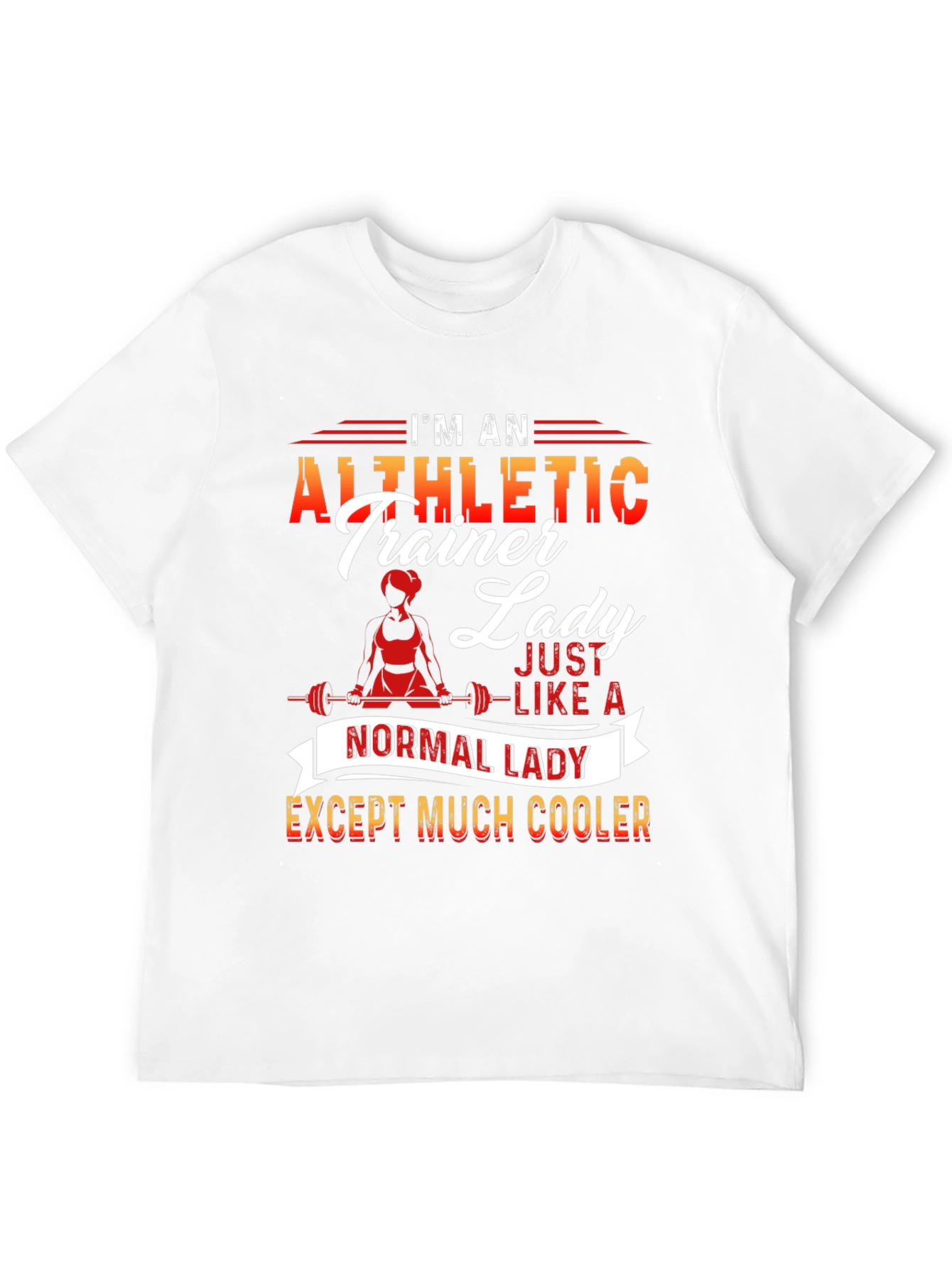 Athletic Trainer Lady T-Shirt - Cool and Unique Design