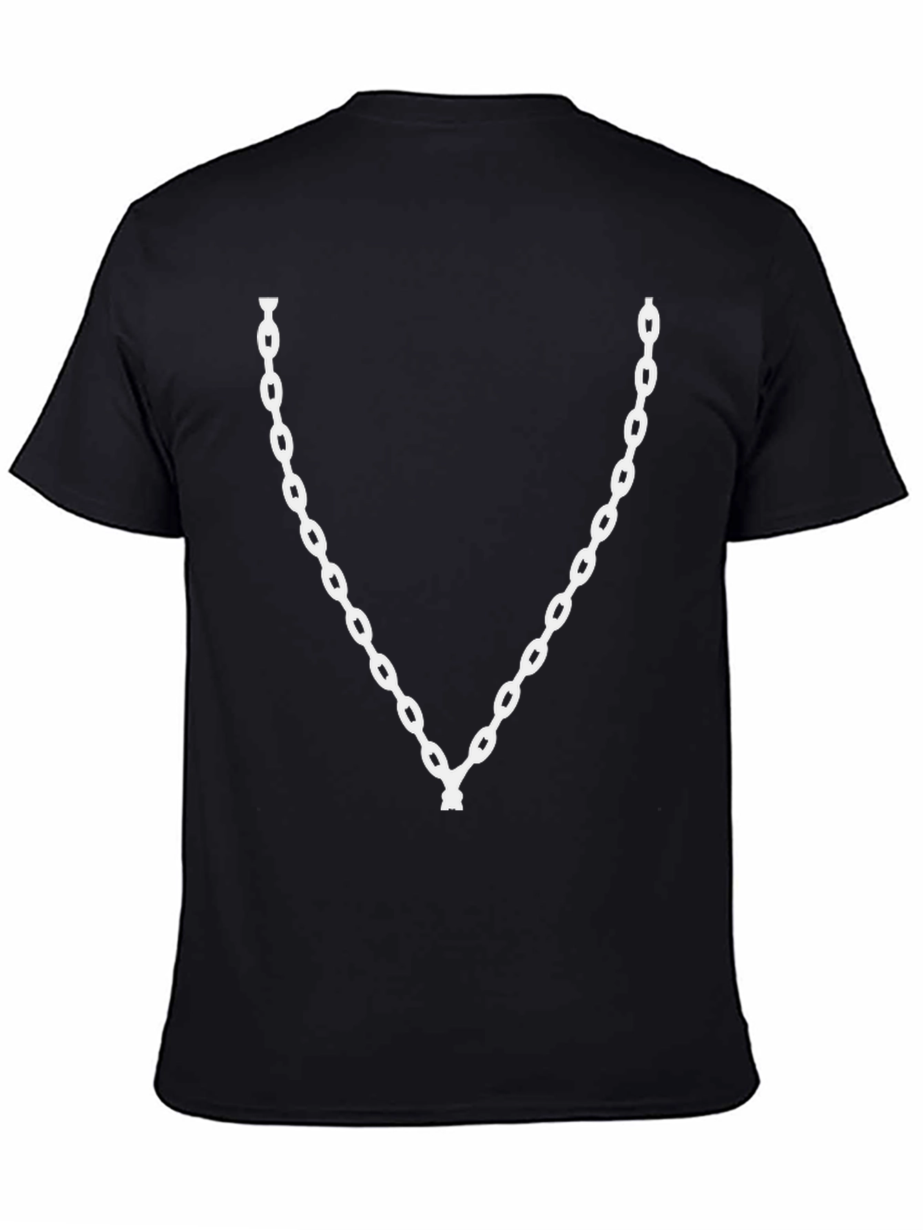 Chain Graphic Black T-Shirt