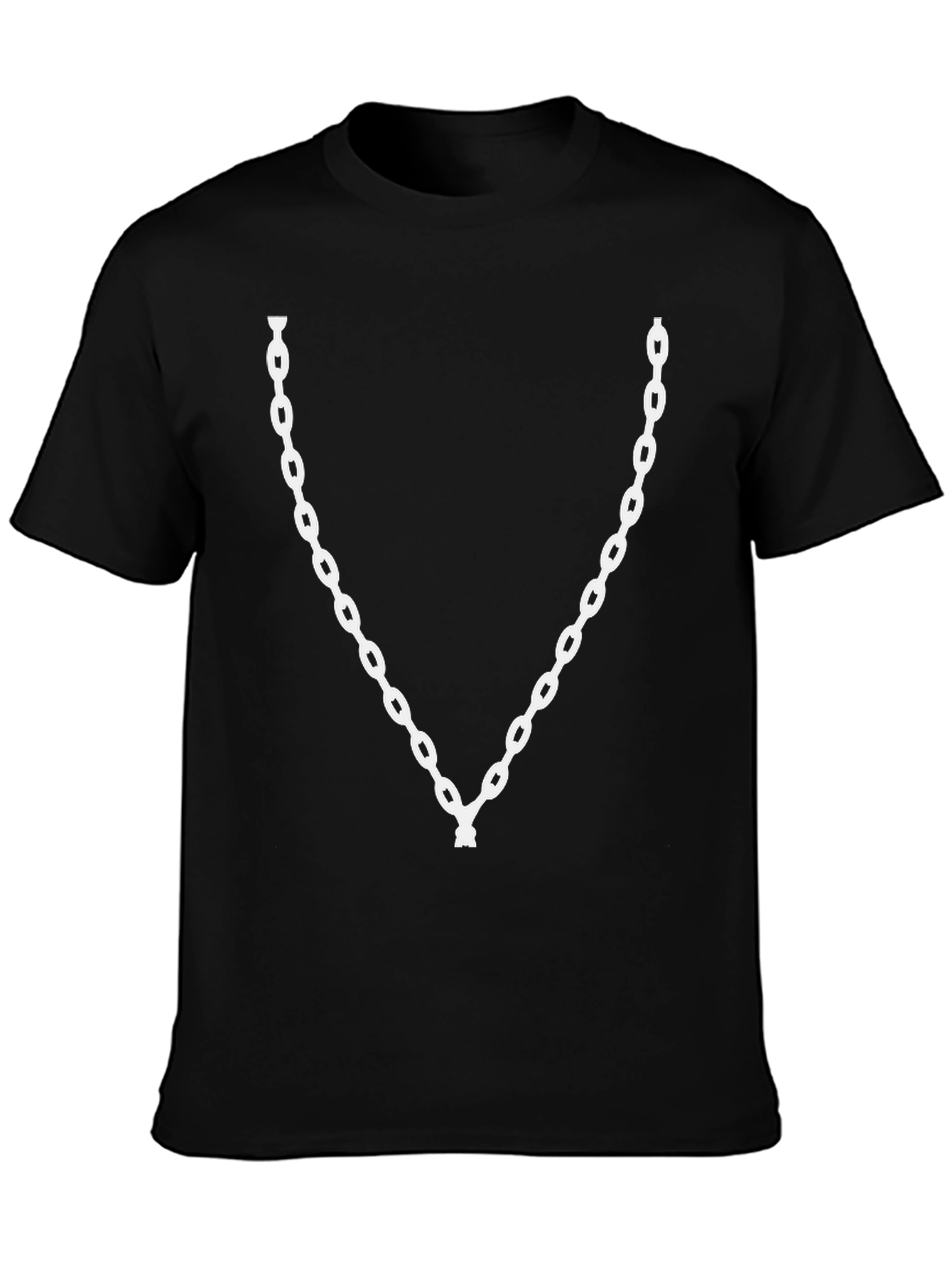 Chain Graphic Black T-Shirt