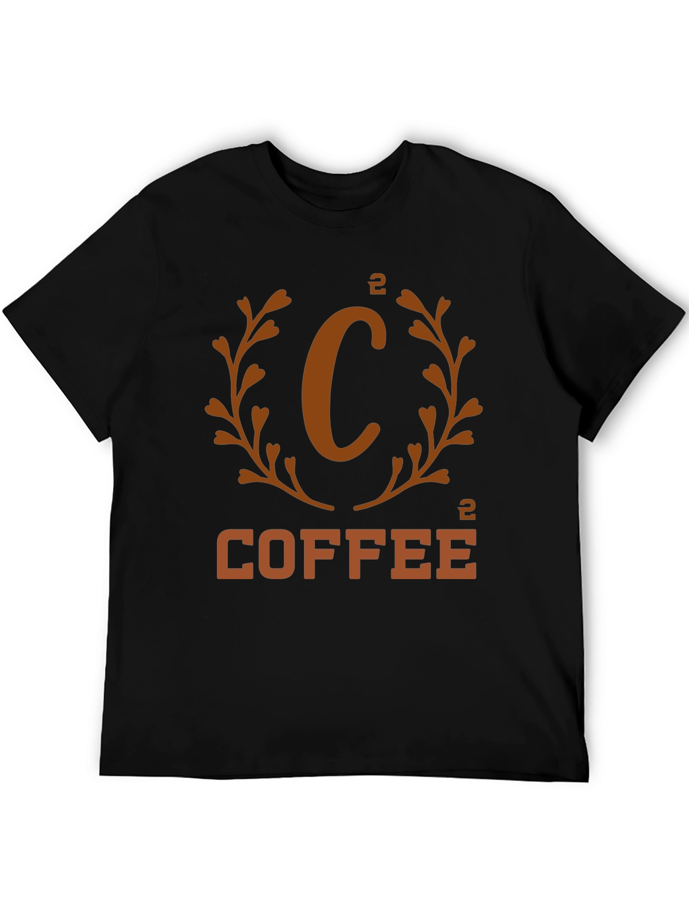 C² Coffee Graphic Tee - Black Cotton Shirt