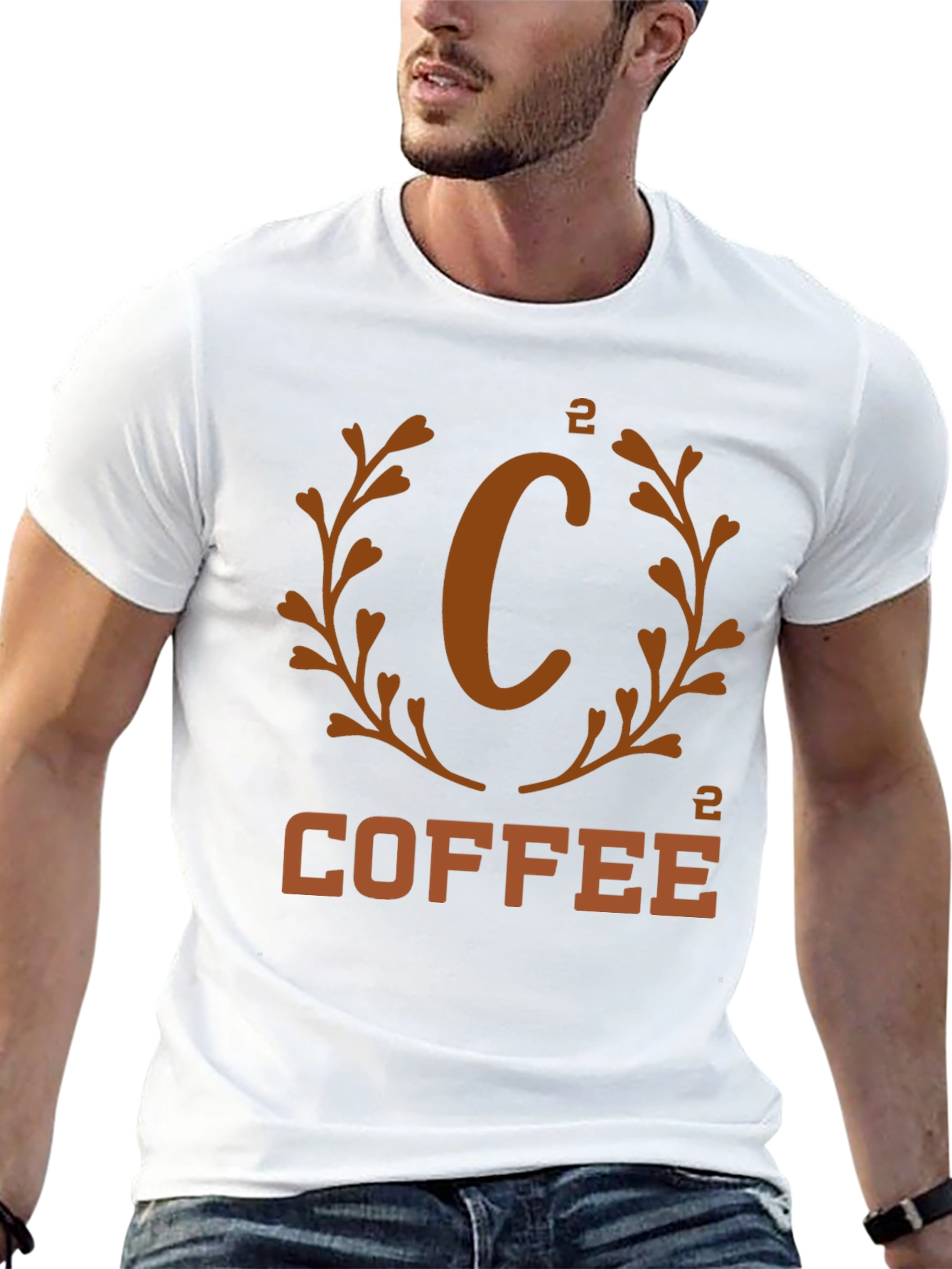 C² Coffee Graphic Tee - Black Cotton Shirt