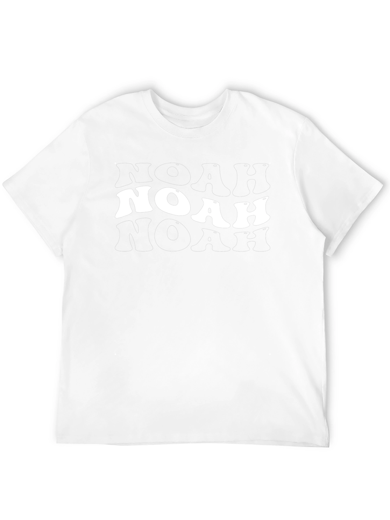 Noah Graphic Tee - Trendy Black Cotton Blend Shirt