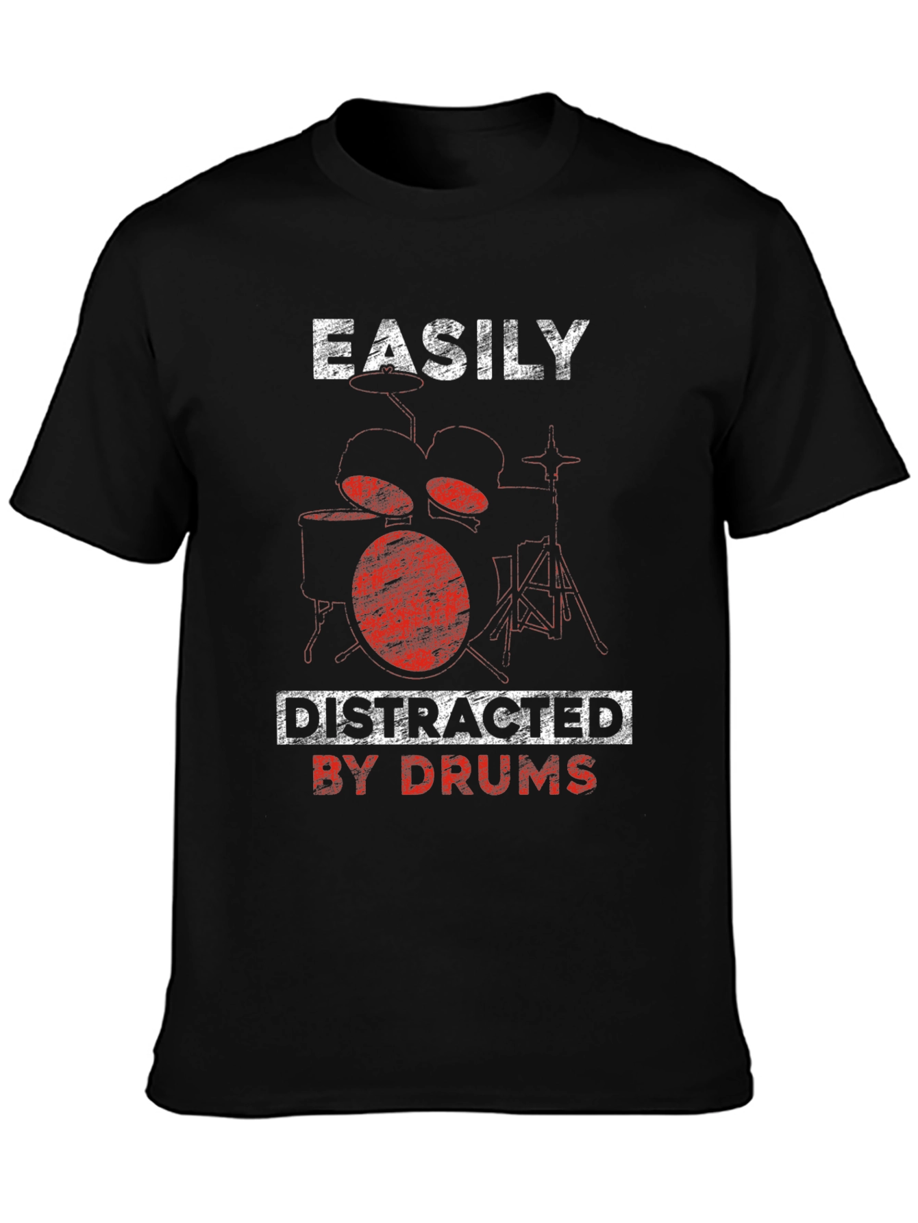 Easily Distracted By Drums Graphic Tee