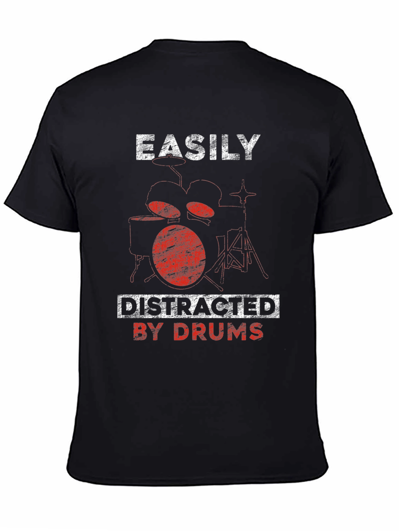 Easily Distracted By Drums Graphic Tee