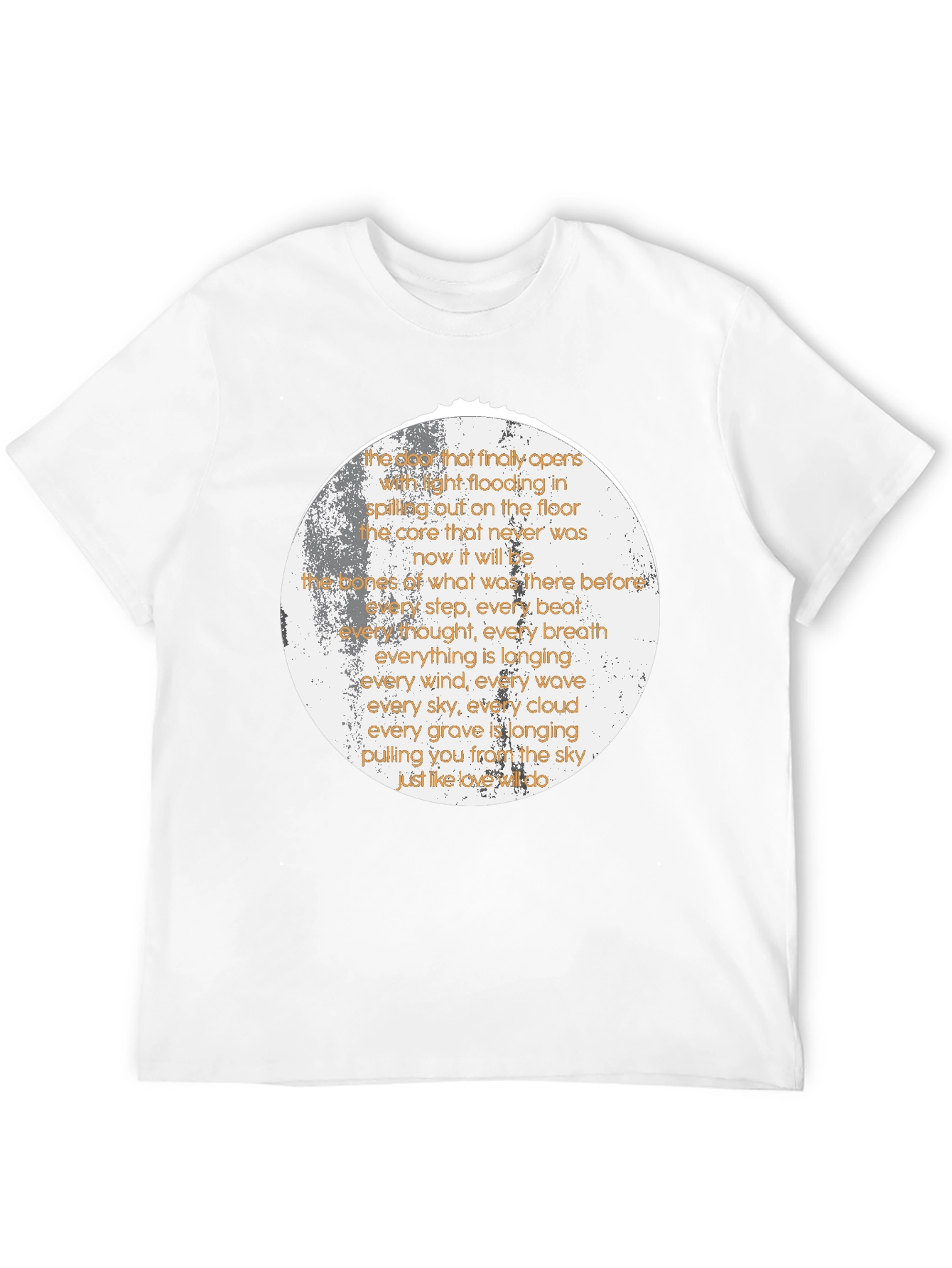 Poetic Moon T-Shirt - Sky Longing Design