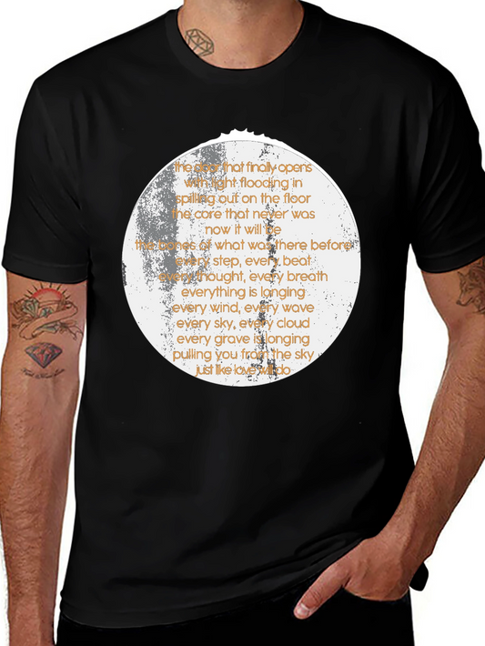 Poetic Moon T-Shirt - Sky Longing Design