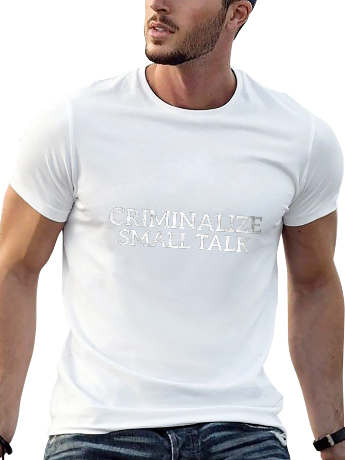 Criminalize Small Talk Graphic Tee - Black Cotton T-Shirt