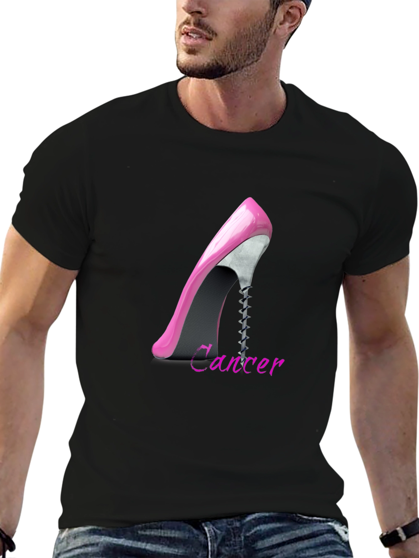 Cancer Zodiac High Heel T-Shirt