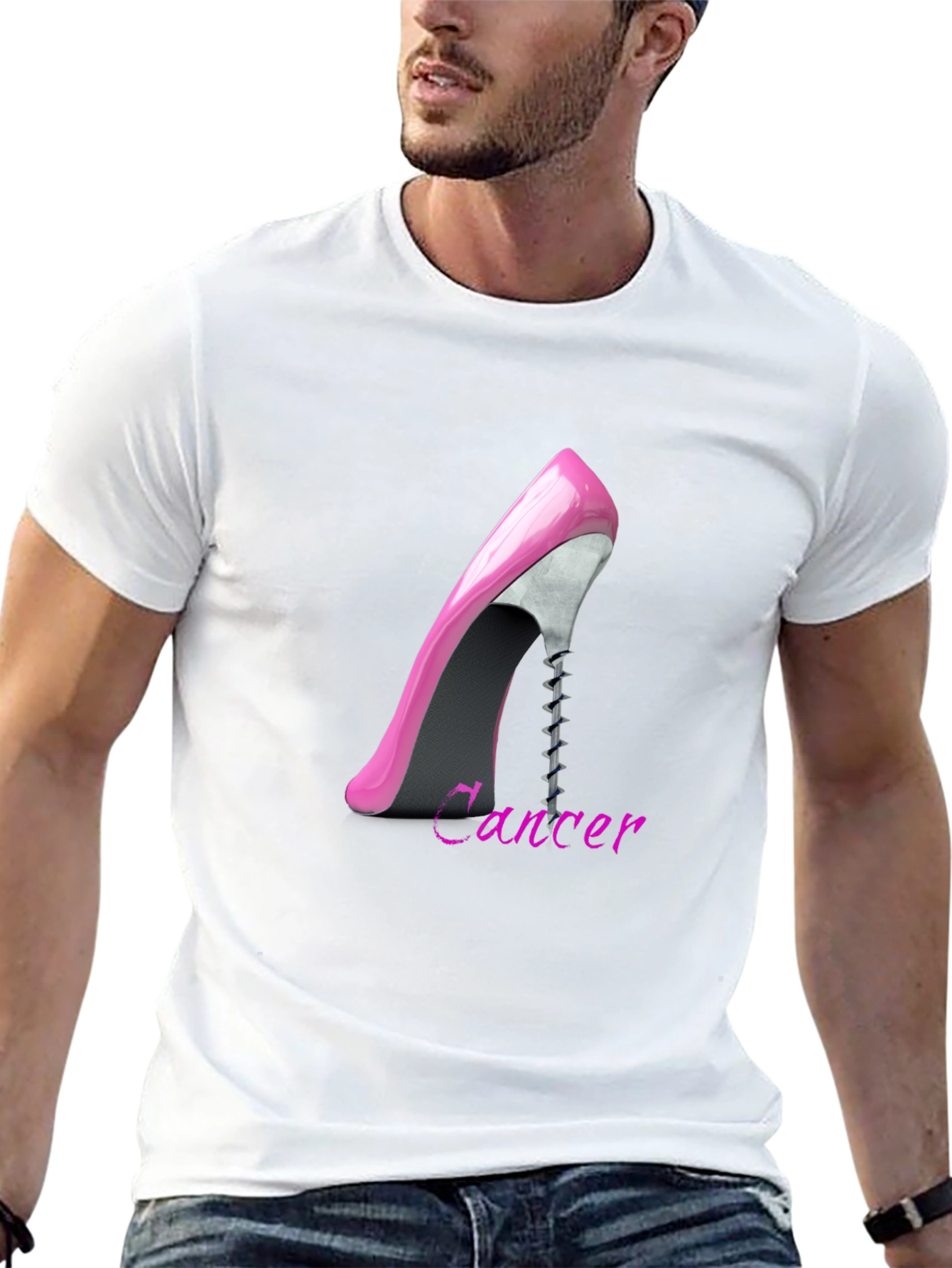 Cancer Zodiac High Heel T-Shirt