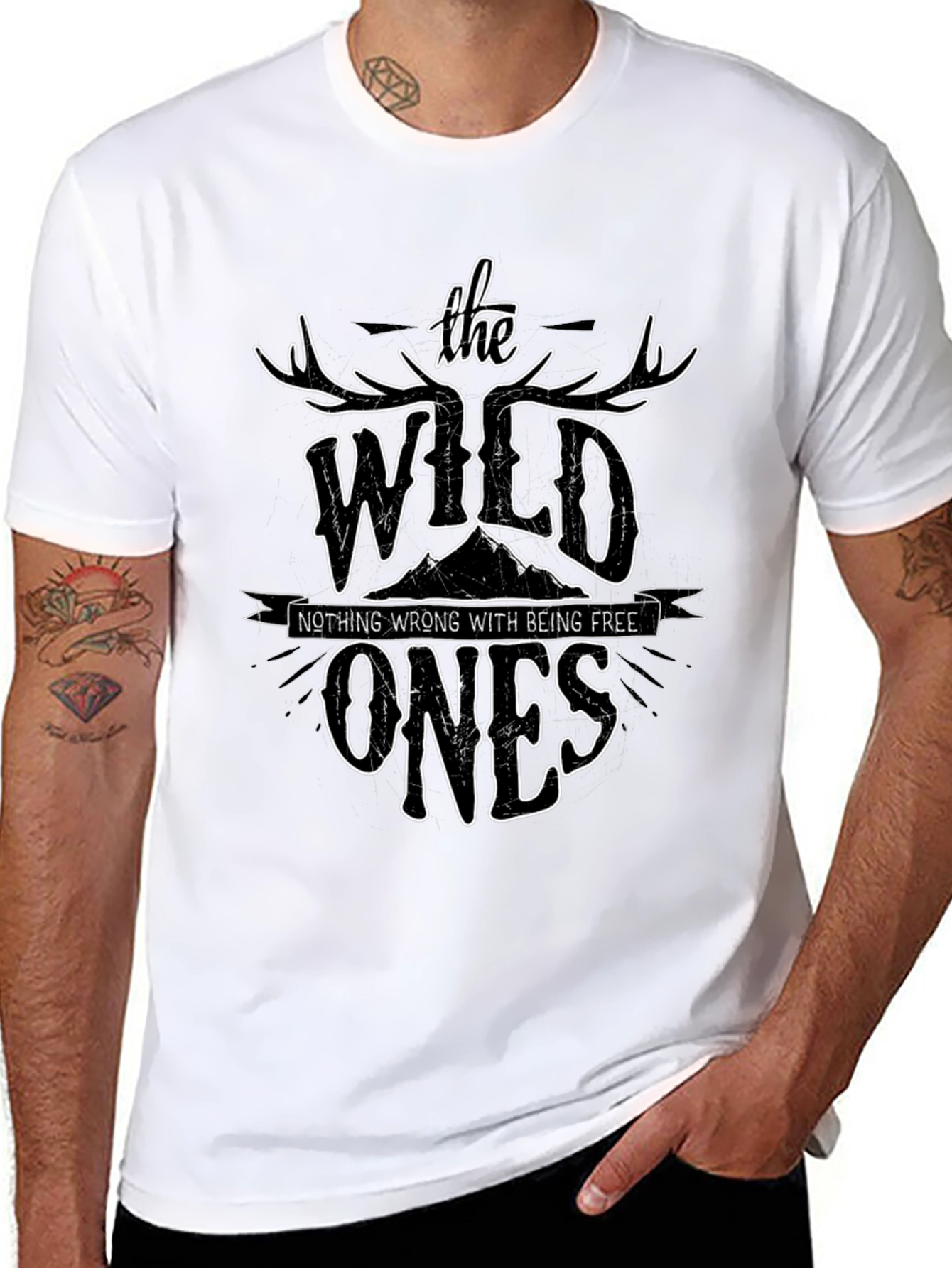 The Wild Ones Graphic T-Shirt - Black