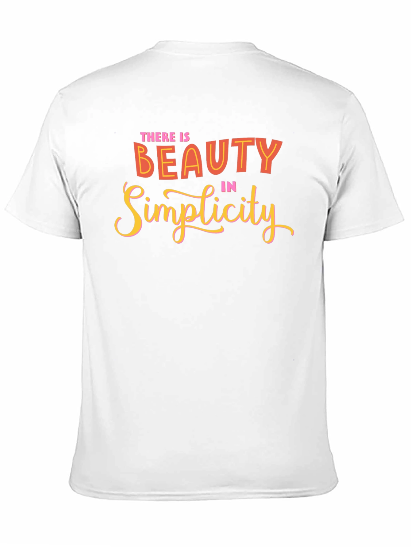 Beauty in Simplicity Graphic Tee - Black