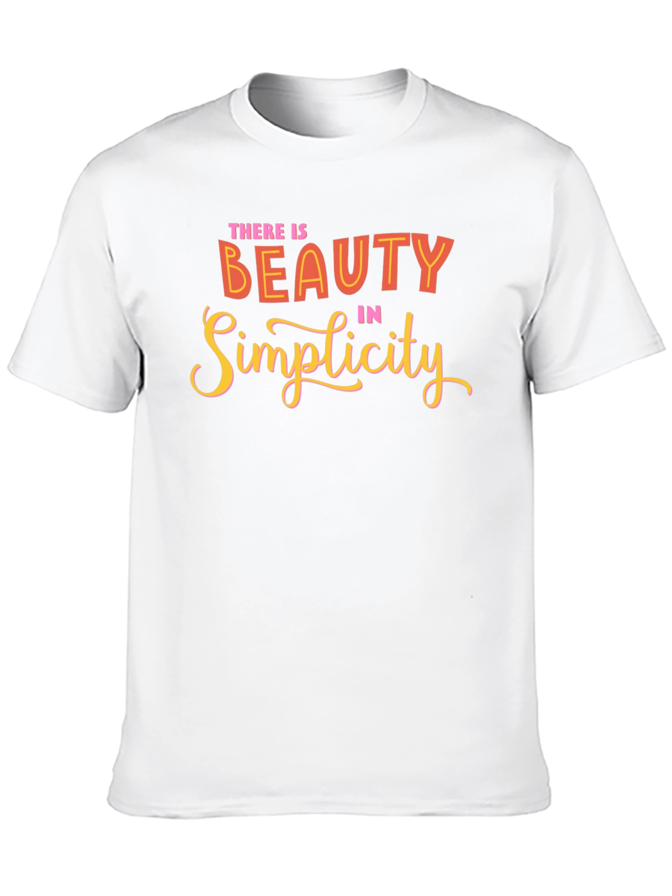 Beauty in Simplicity Graphic Tee - Black